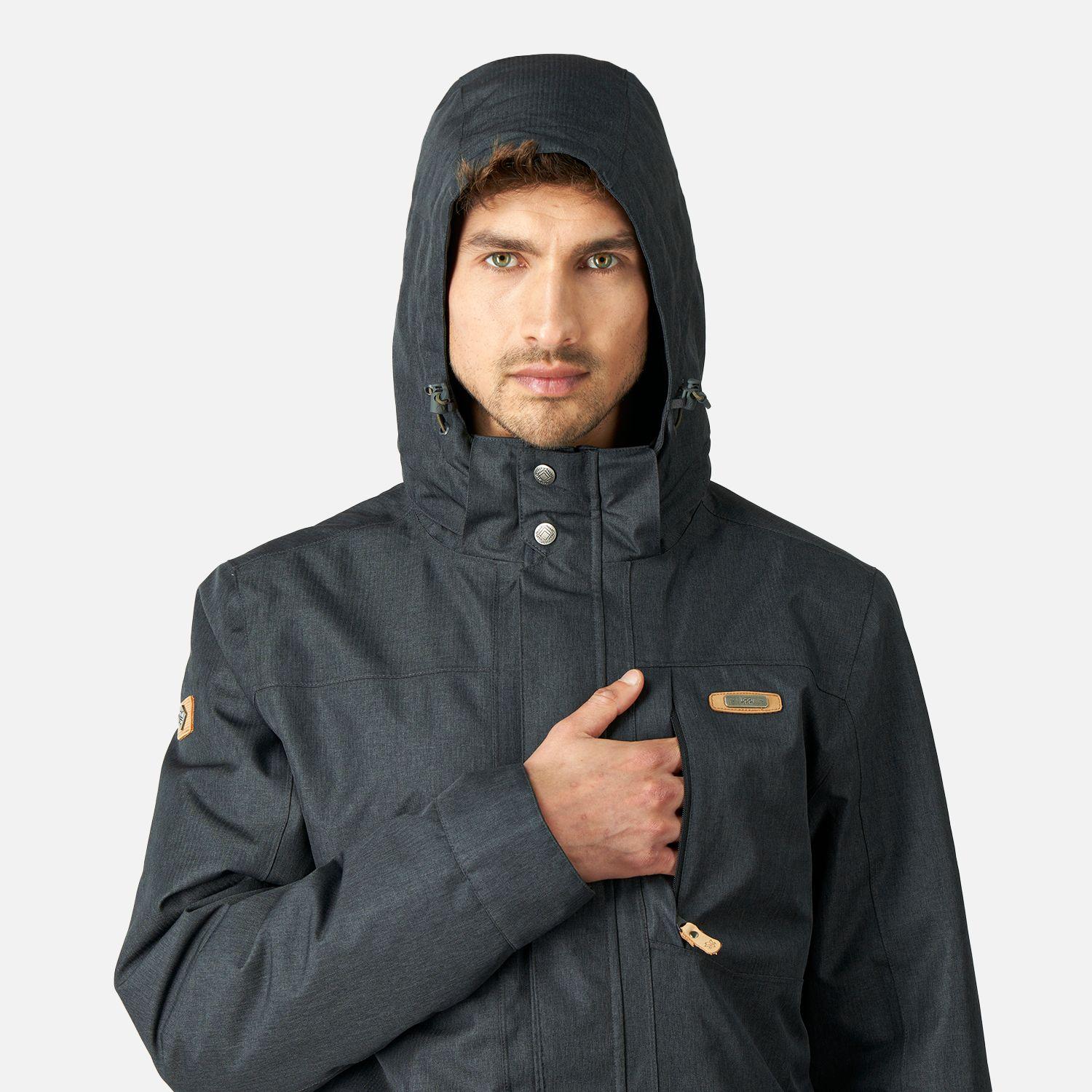 Chaqueta Hombre Roble B-Dry Hoody Jacket Negro Lippi-3