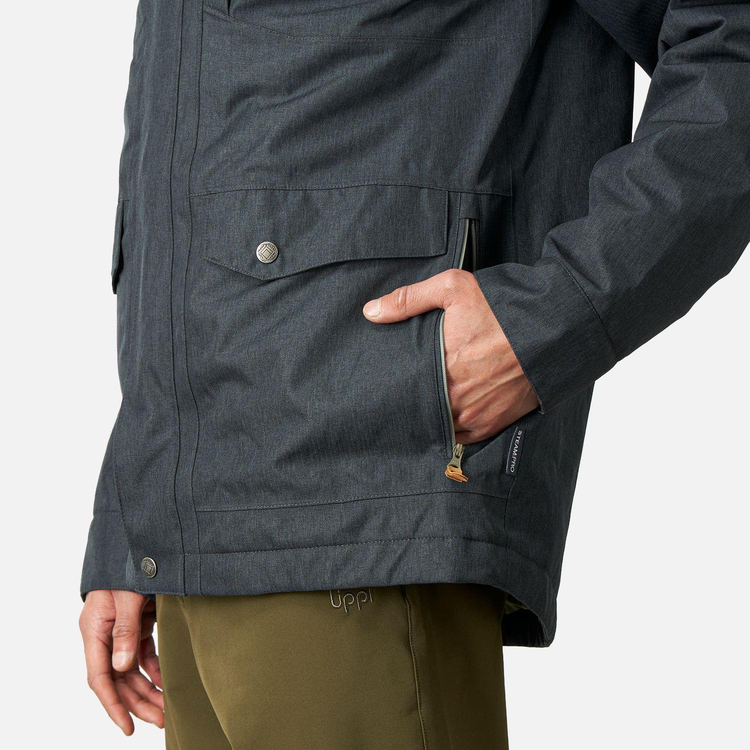 Chaqueta Hombre Roble B-Dry Hoody Jacket Negro Lippi-6