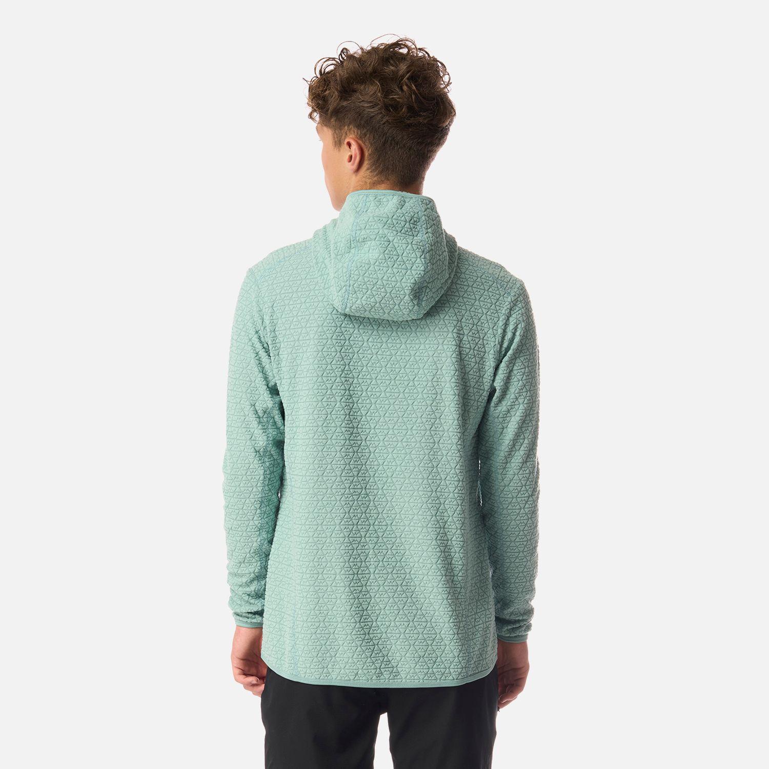 Polerón Teen Boy Mild Nano-F 1/4 Zip Hoody Turquesa Claro Lippi I26-2