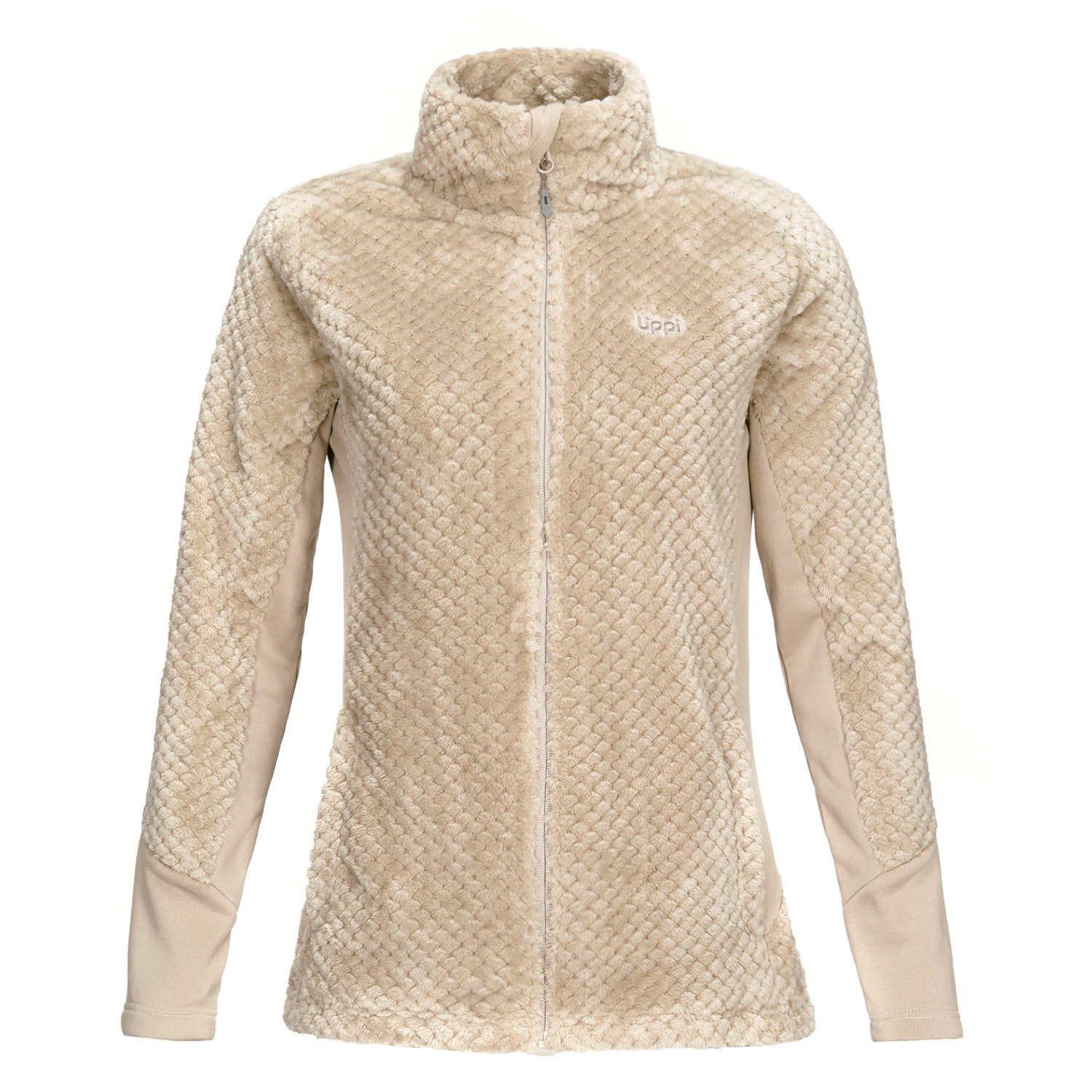 Chaqueta Mujer Furry Shaggy-Pro Jacket Crudo Lippi V23-0