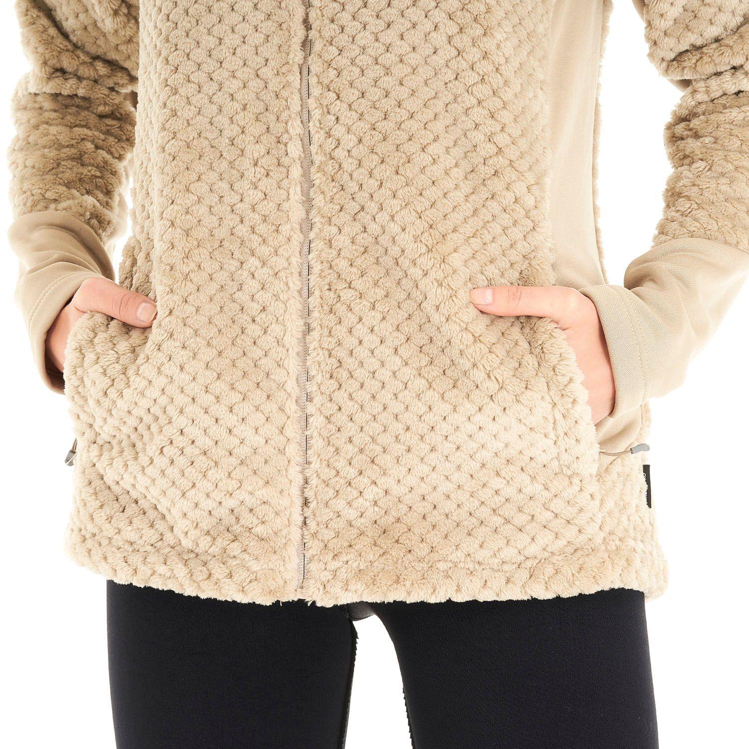 Chaqueta Mujer Furry Shaggy-Pro Jacket Crudo Lippi V23-7