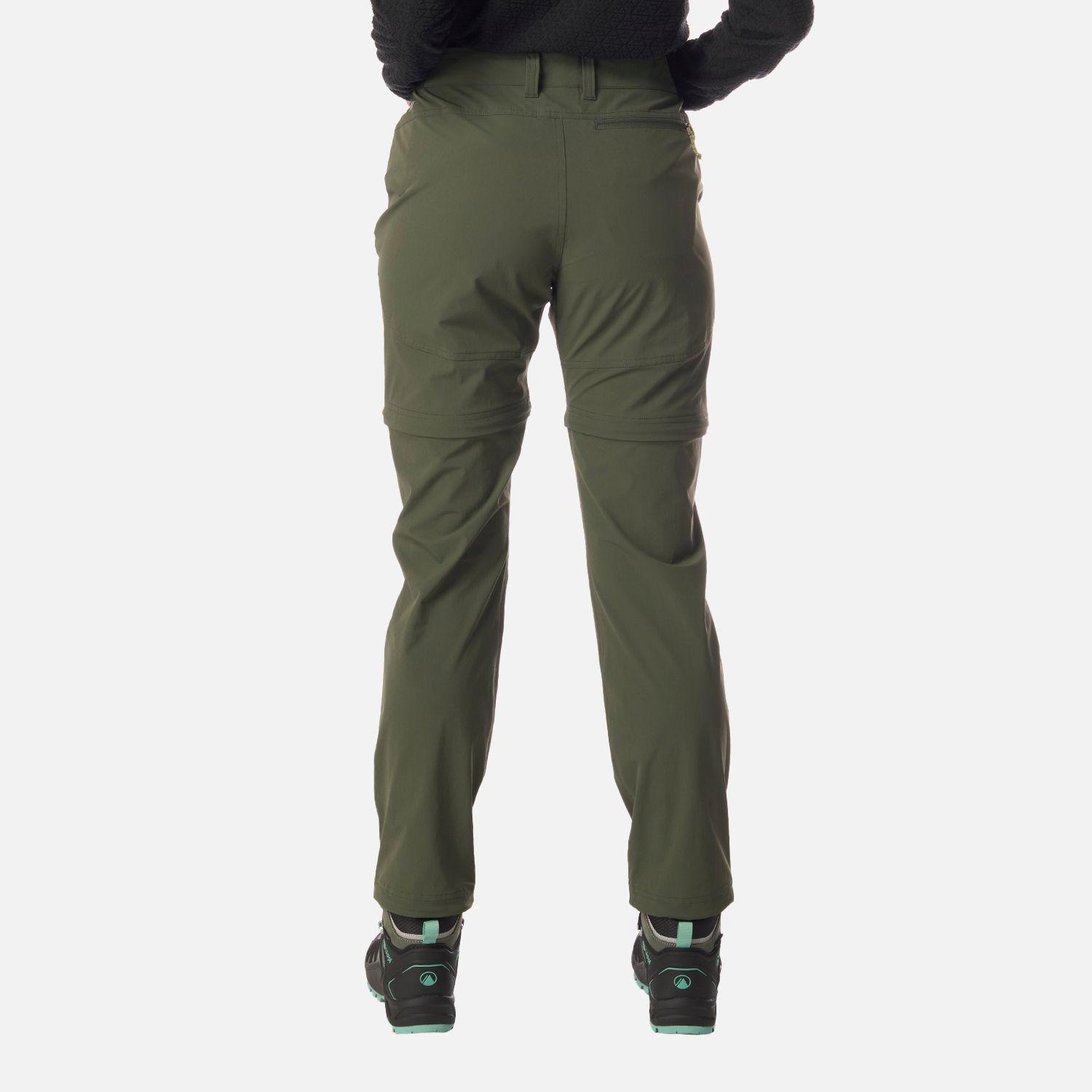 Pantalón Mujer Lennox Q-Dry Mix-2 Pants Verde Militar Lippi I26-2