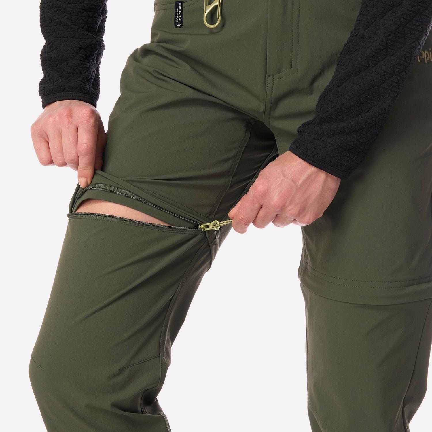 Pantalón Mujer Lennox Q-Dry Mix-2 Pants Verde Militar Lippi I26-5