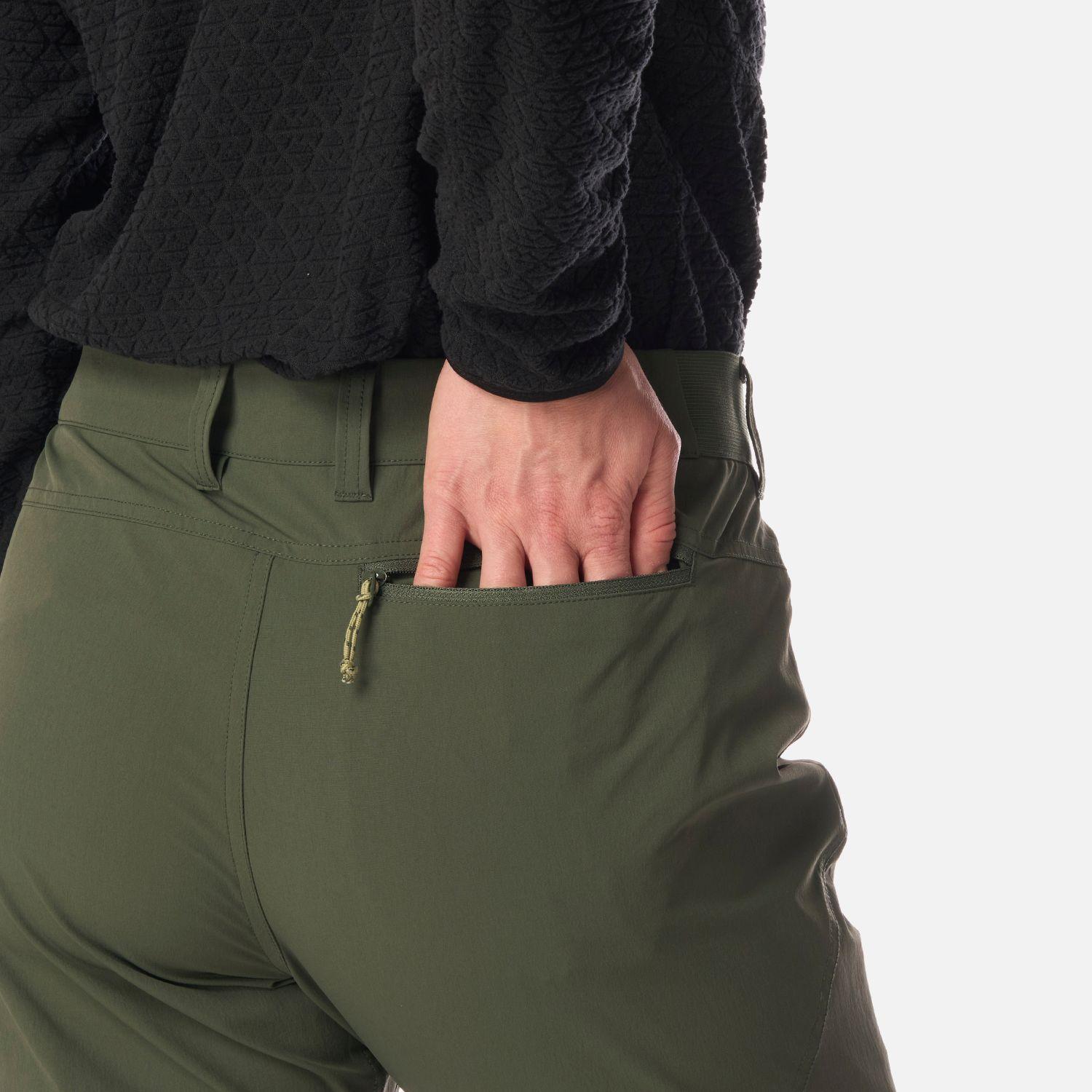 Pantalón Mujer Lennox Q-Dry Mix-2 Pants Verde Militar Lippi I26-7
