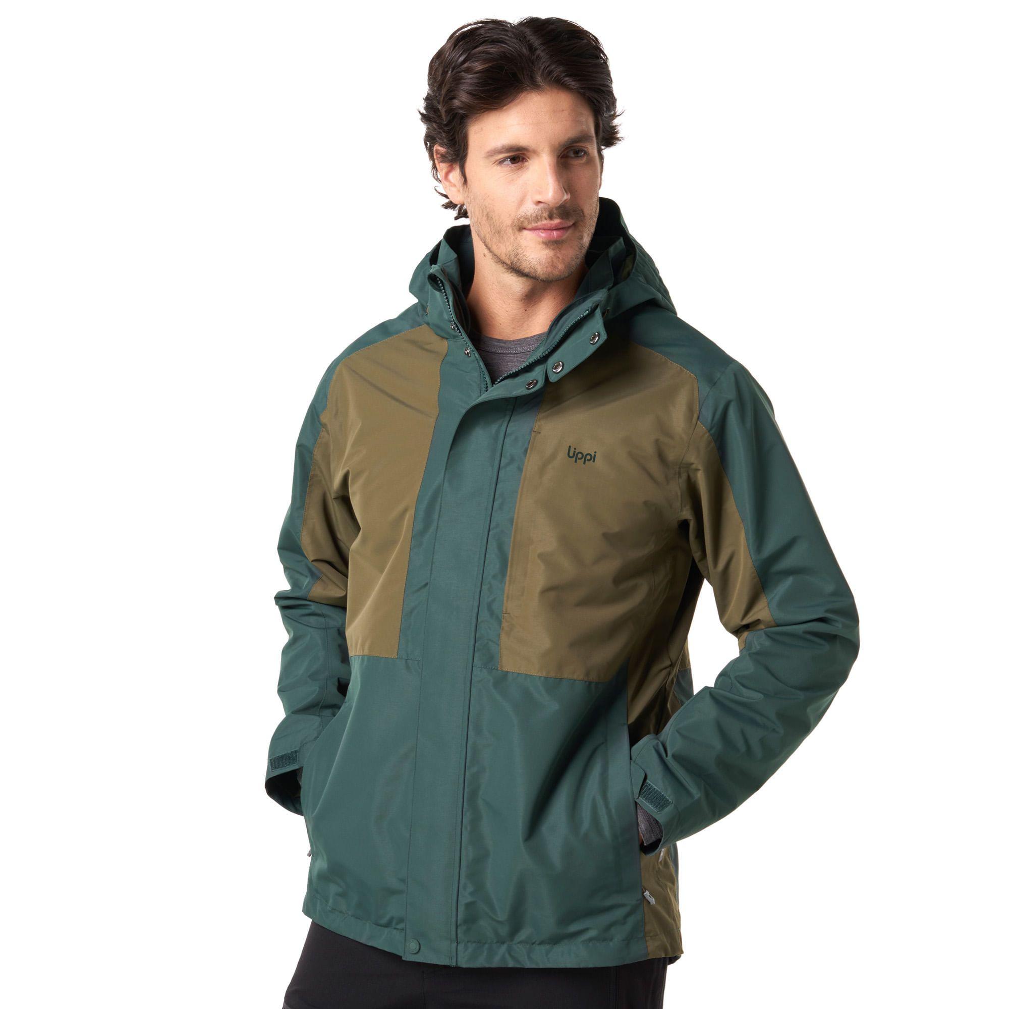 Chaqueta Hombre Tres Cruces Fusion-3 Hoody Jacket Grafito / Rojo Oscuro Lippi-2