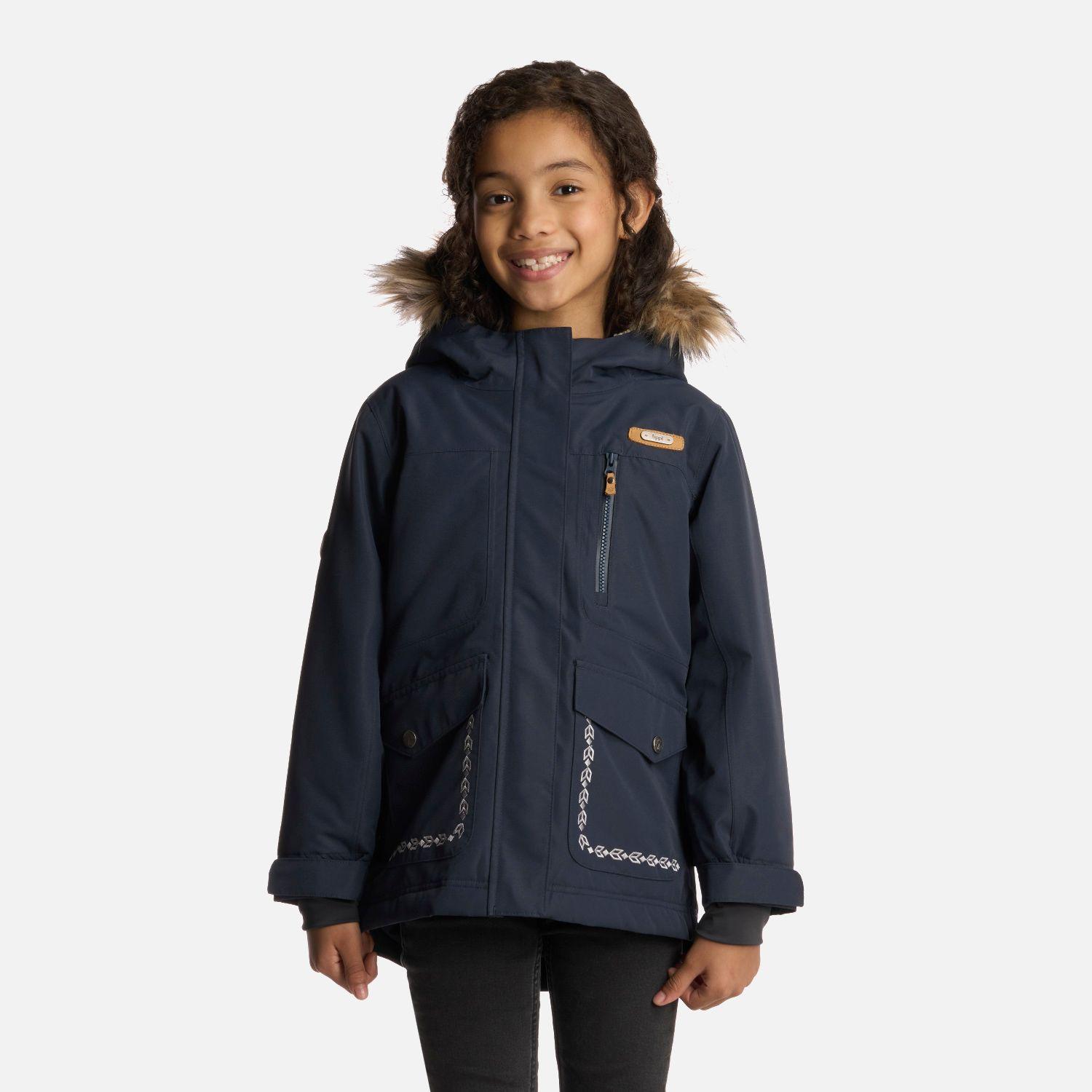 Chaqueta Niña Roble B-Dry Hoody Jacket Azul Marino Lippi-1