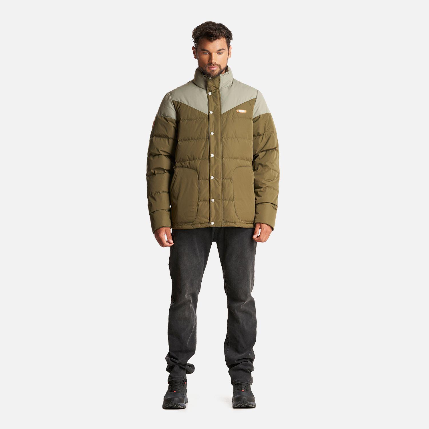 Chaqueta Hombre Kobuk Down Jacket Verde Militar Lippi-7