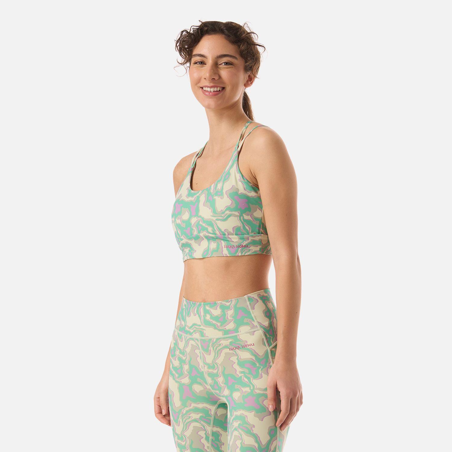 Peto Mujer Copihue Print Menta Haka Honu V26-1