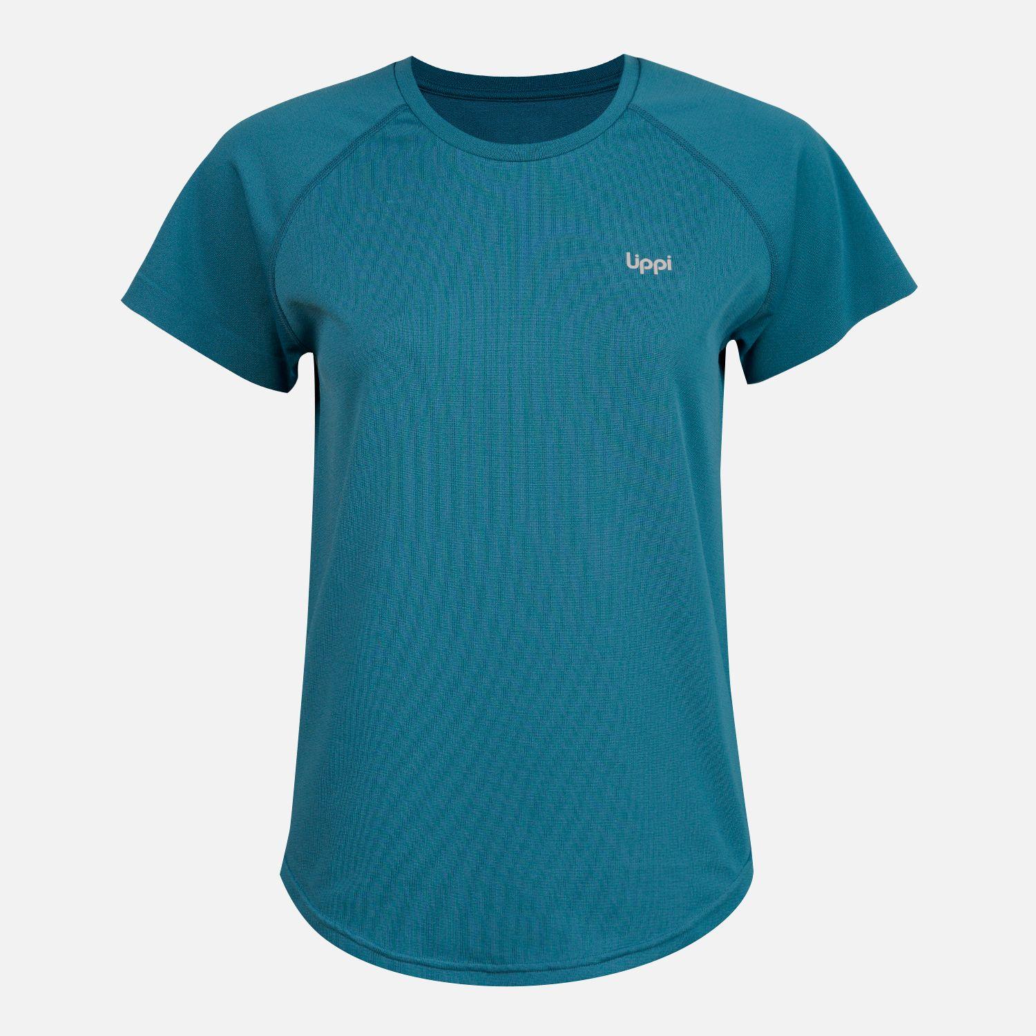 Polera Mujer Core Q-Dry T-Shirt Turquesa Claro Lippi-0