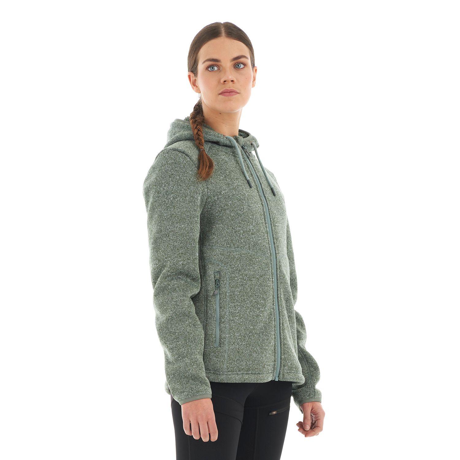 Polar Mujer Sense Blend-Pro Hoody Jacket Melange Laurel Lippi-2