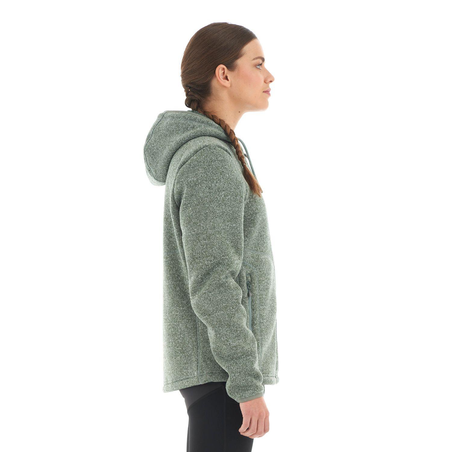Polar Mujer Sense Blend-Pro Hoody Jacket Melange Laurel Lippi-3