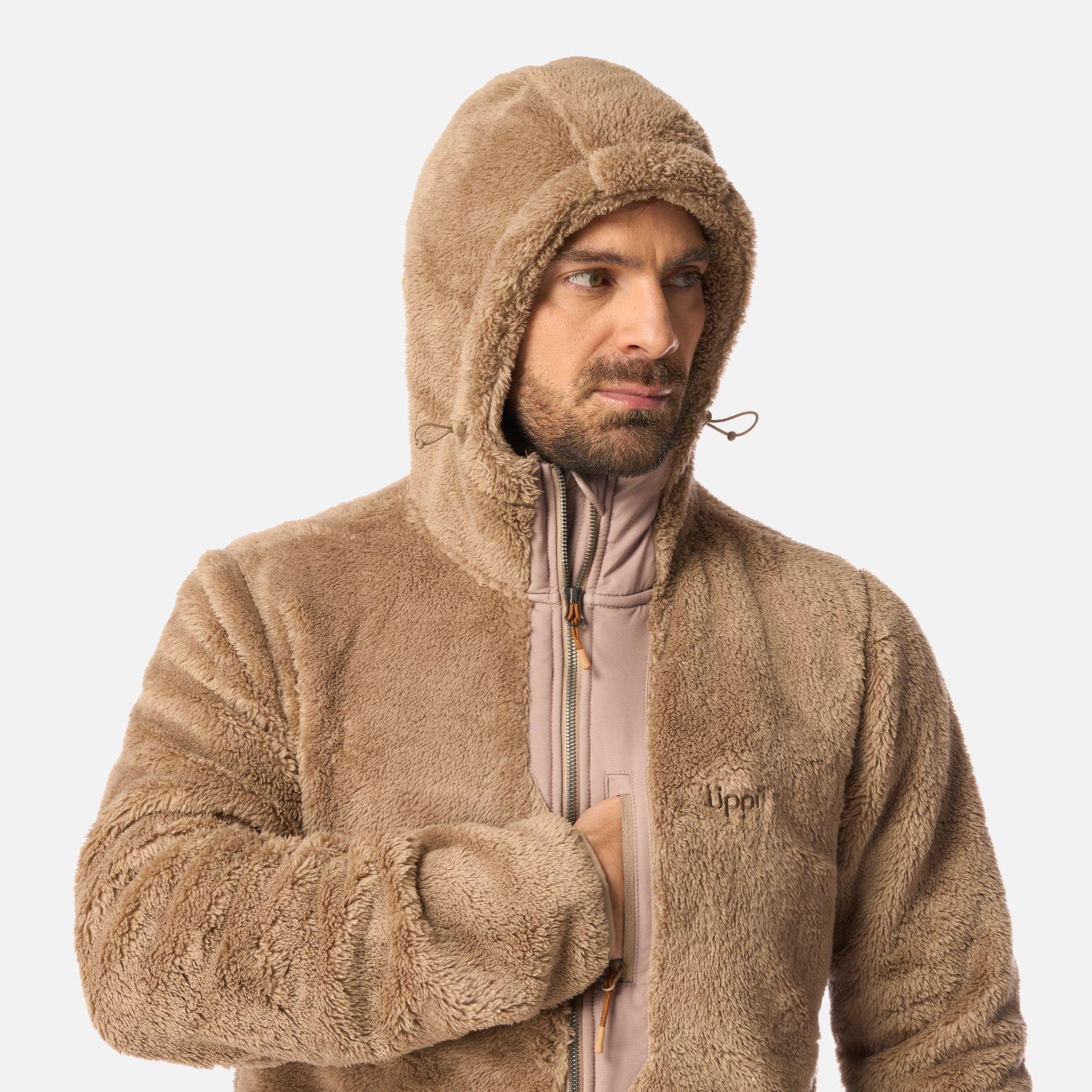 Polar Hombre Bear Shaggy-Pro Hoody Jacket Canela Lippi I26-3