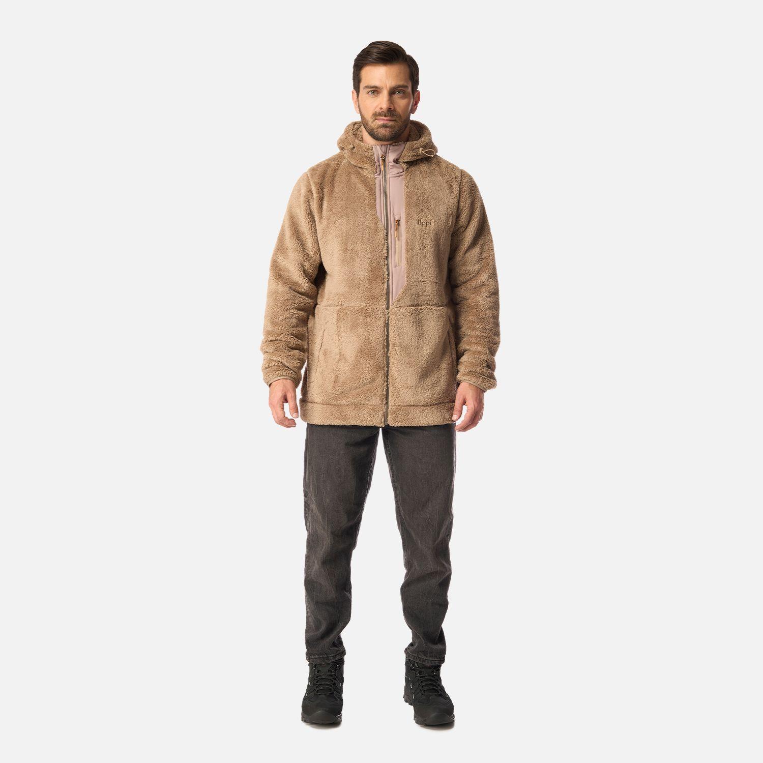 Polar Hombre Bear Shaggy-Pro Hoody Jacket Canela Lippi I26-5