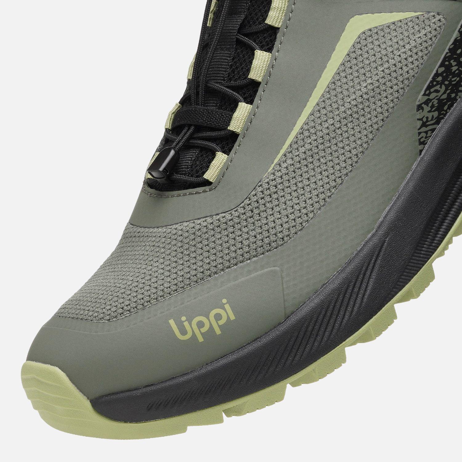 Zapatilla Hombre Light Knit Negro / Verde Lippi I26-6