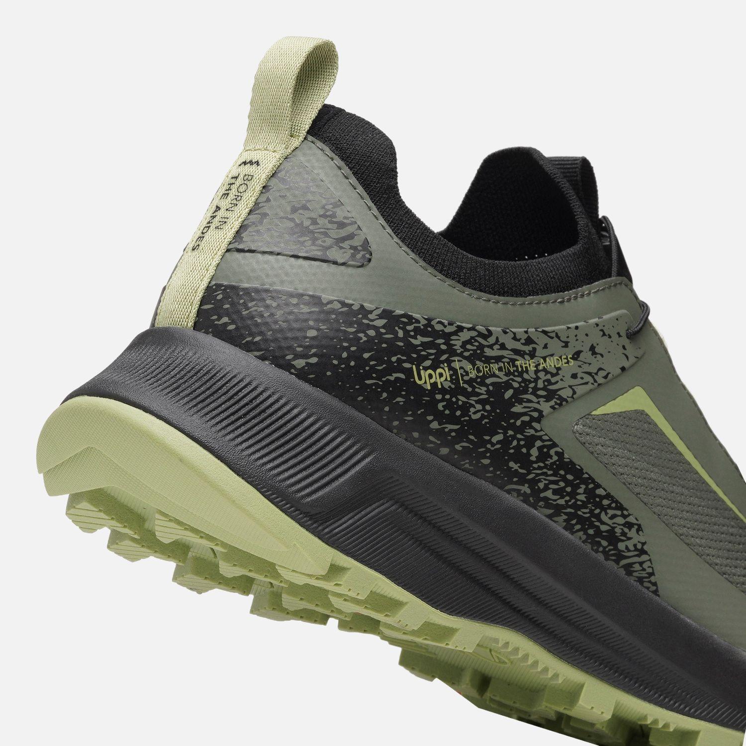 Zapatilla Hombre Light Knit Negro / Verde Lippi I26-7