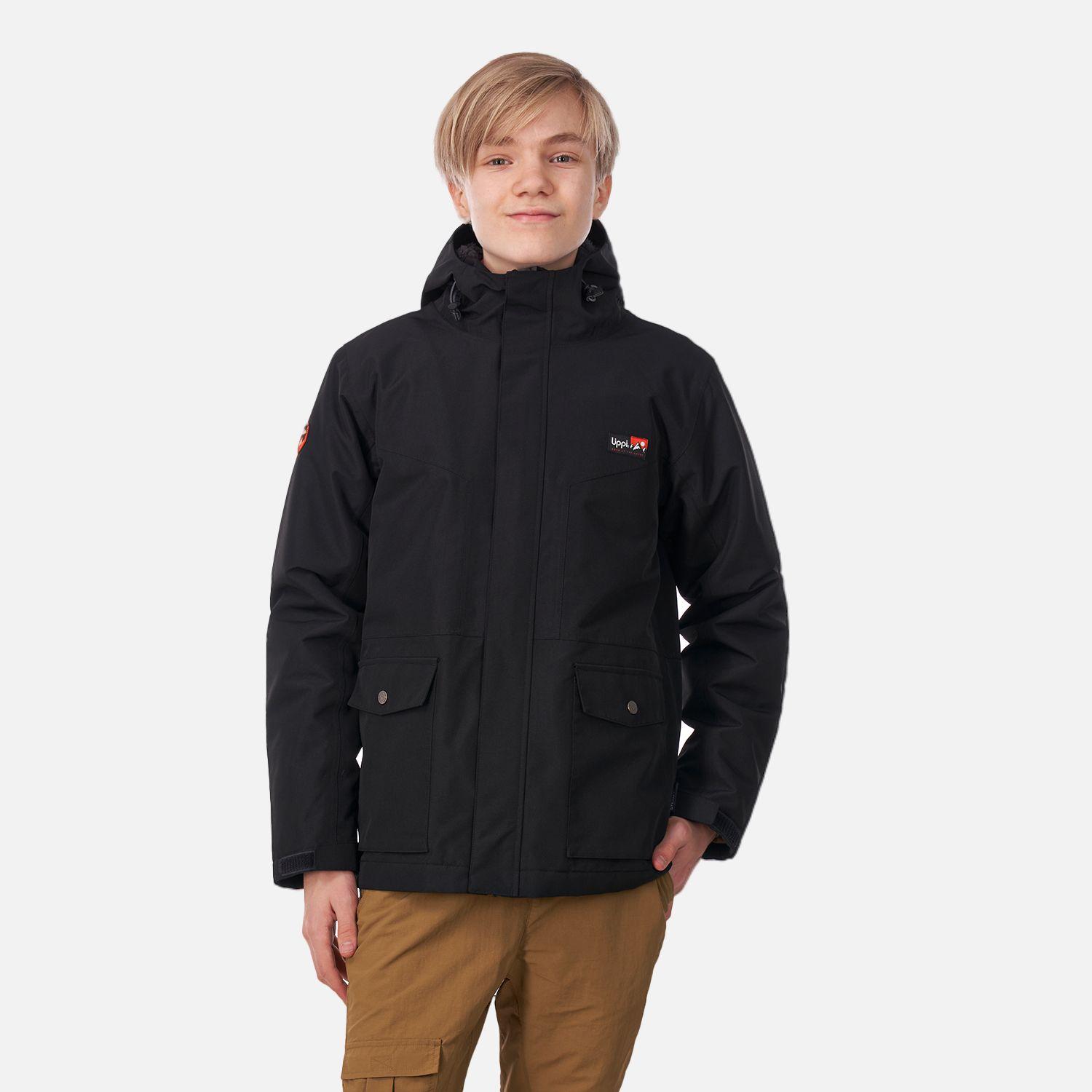 Chaqueta Teen Boy Roble B-Dry Hoody Jacket Grafito Lippi-1