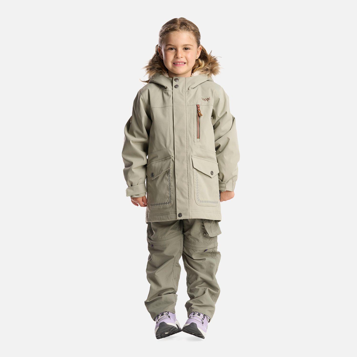 Chaqueta Niña Roble B-Dry Hoody Jacket Verde Grisaceo Lippi I24-7
