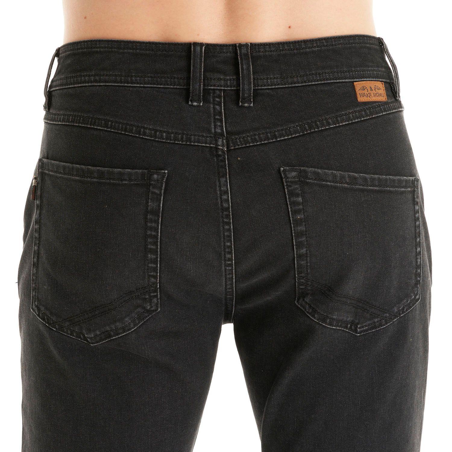 Pantalon Hombre Jeans con Gin Negro Haka Honu I21-7