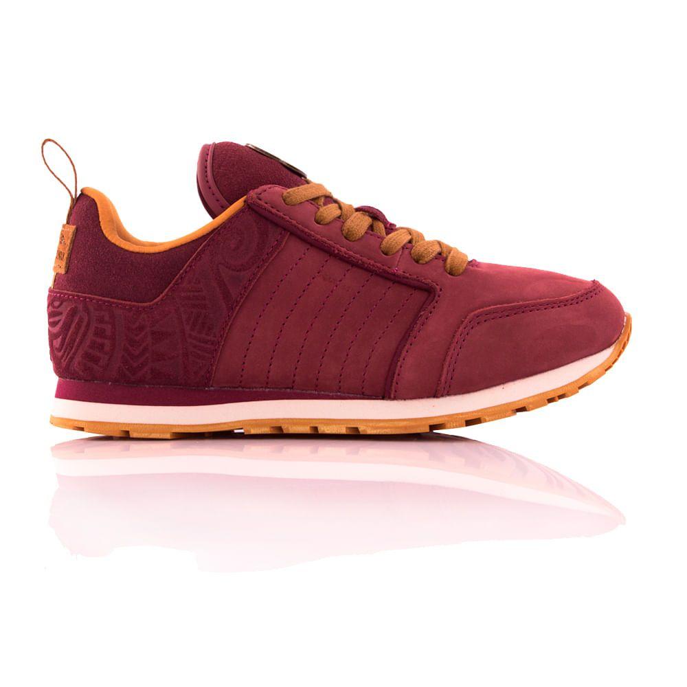Zapatilla Mujer Tangaroa Low Burdeo Haka Honu-0