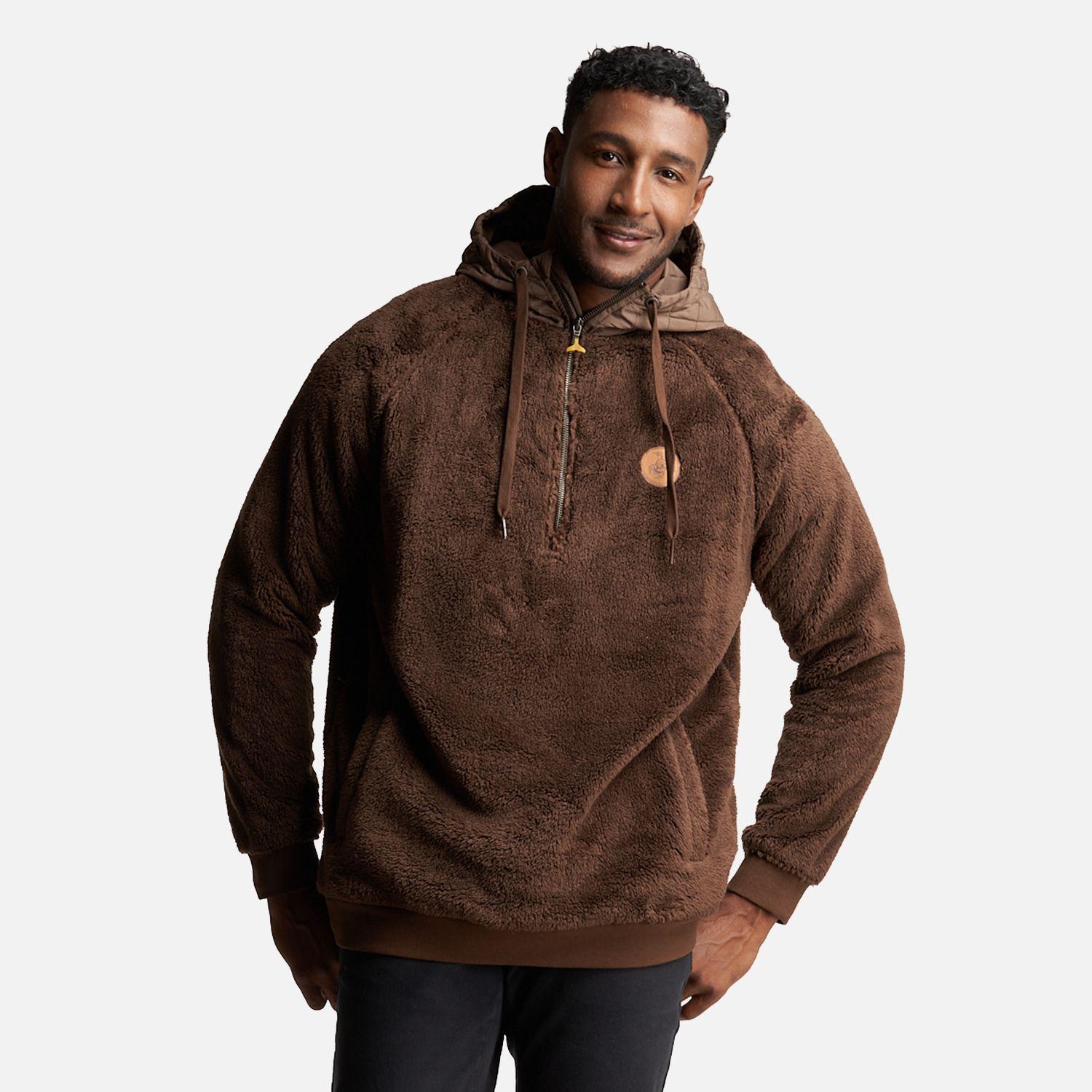Poleron Hombre Cangur-oso Café Haka Honu I23-3
