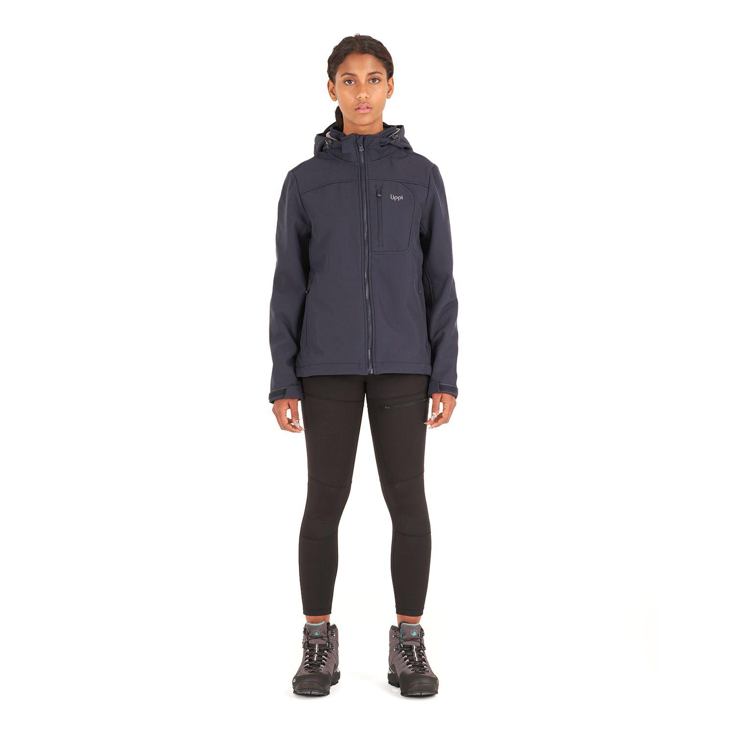 Chaqueta Mujer Macaya Softshell Hoody Jacket Azul Marino Lippi V19-8