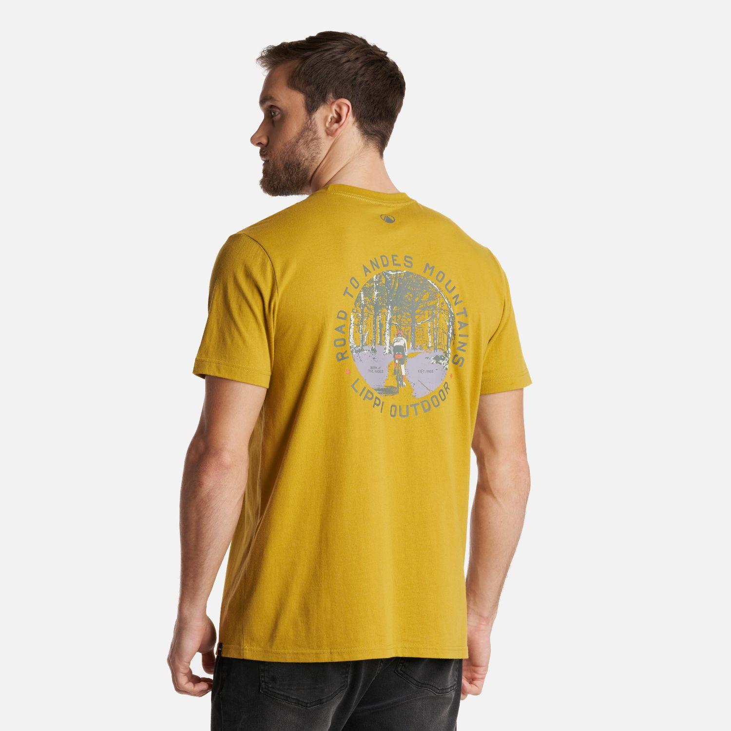 Polera Hombre Gravel T-Shirt Mostaza Oscuro Lippi-3