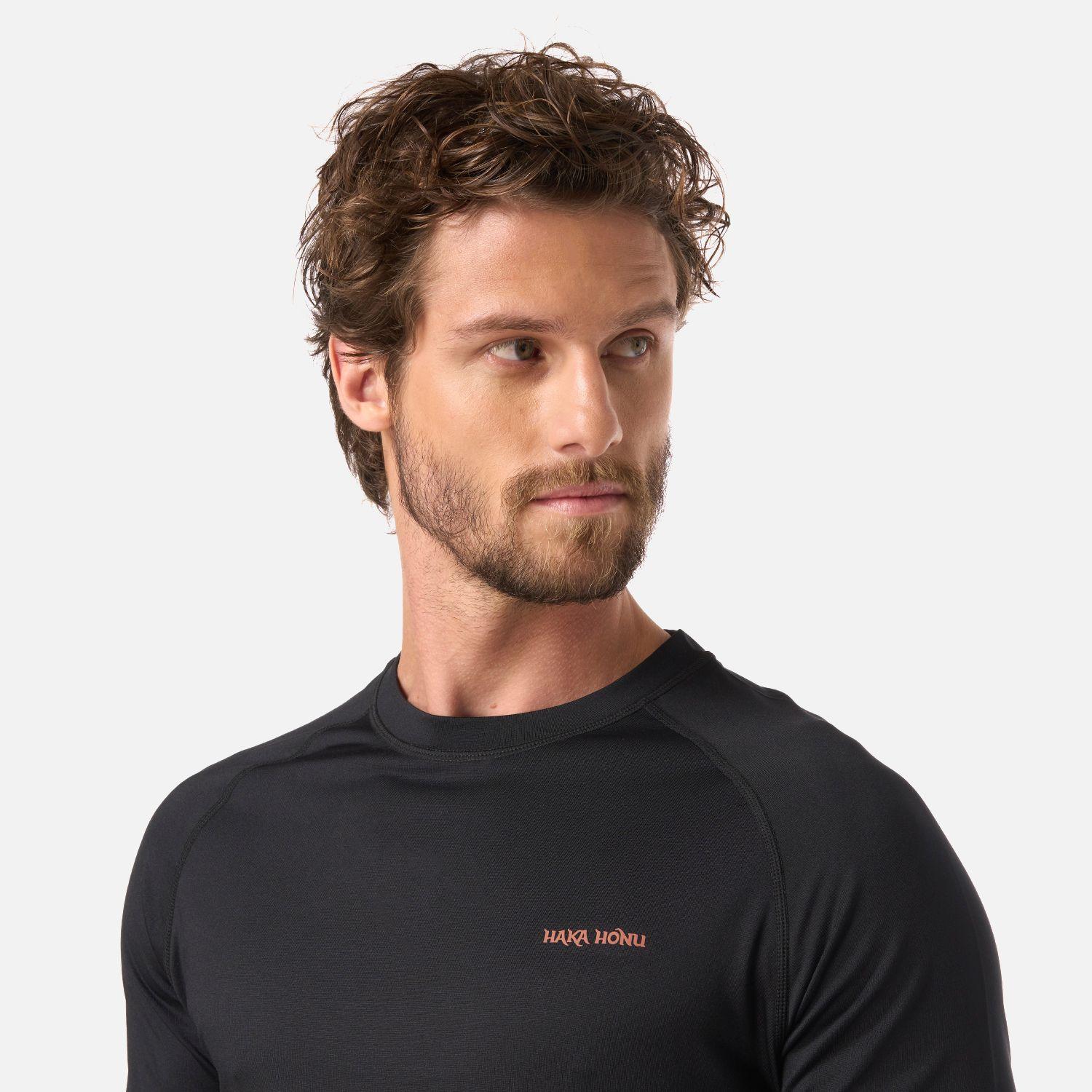 Primera Capa Hombre Huemul Top Negro Haka Honu I26-3