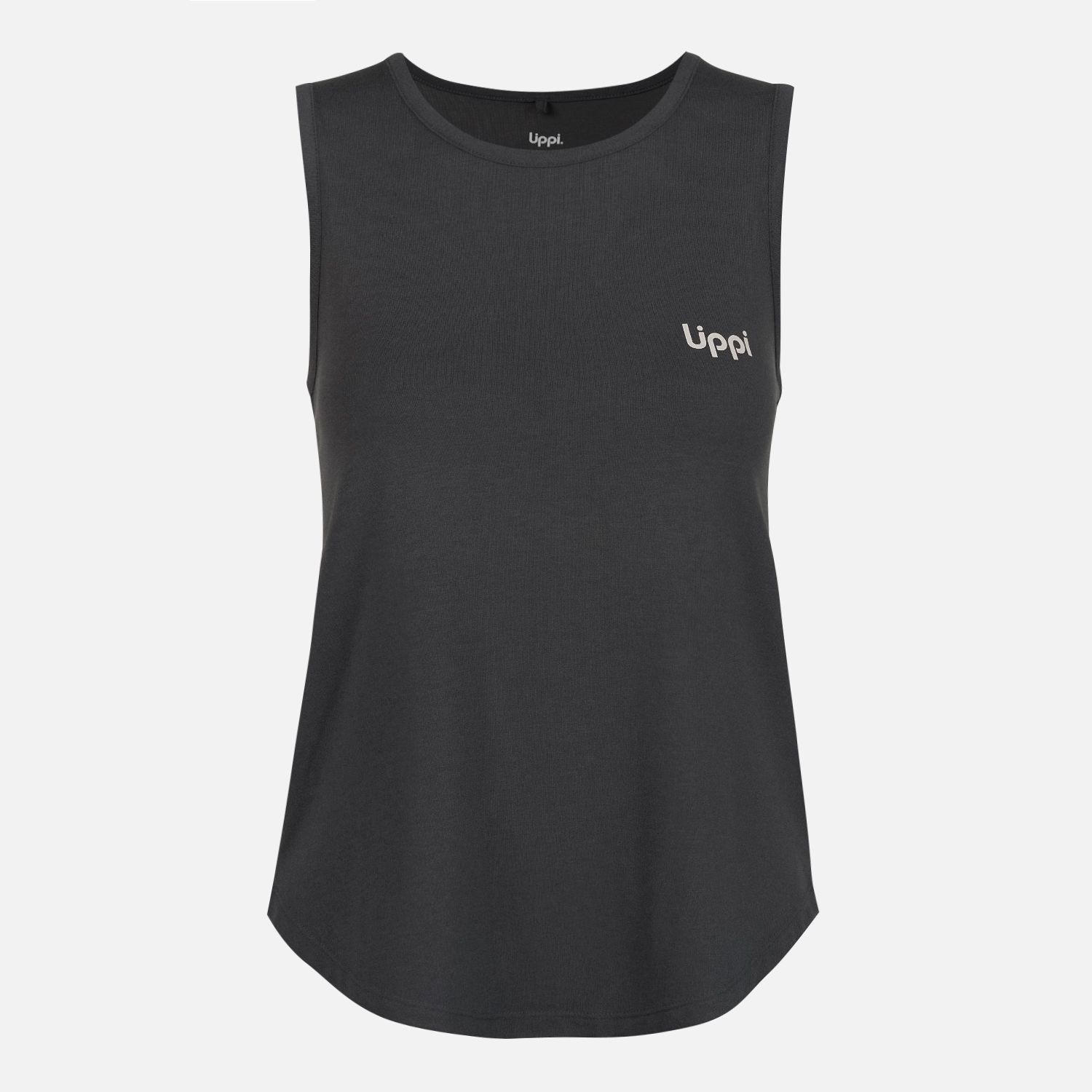 Polera Teen Girl Summit Tank Negro Lippi V23-0