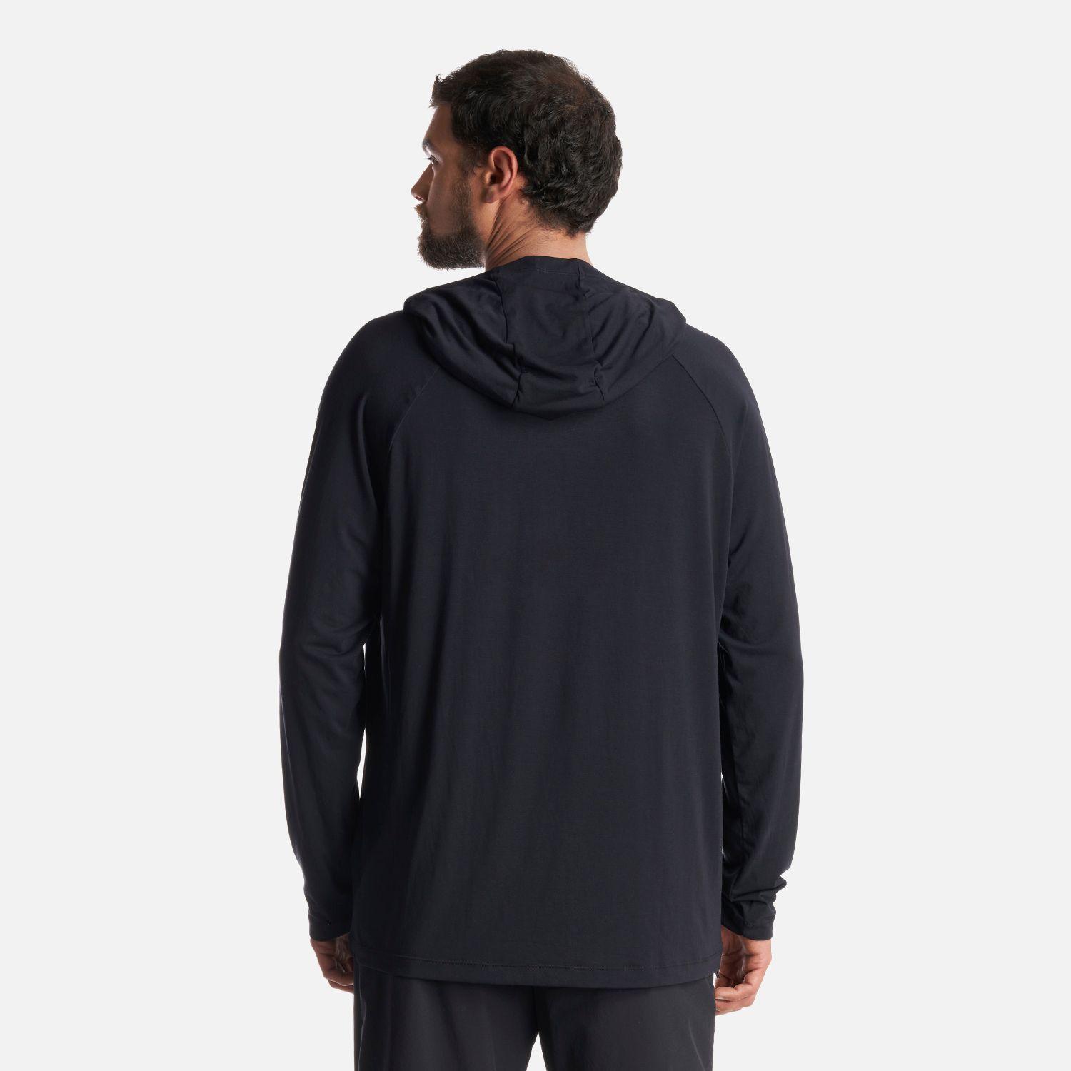 Polera Hombre Sun Action Hoody Q-Dry T-Shirt Grafito Lippi-3