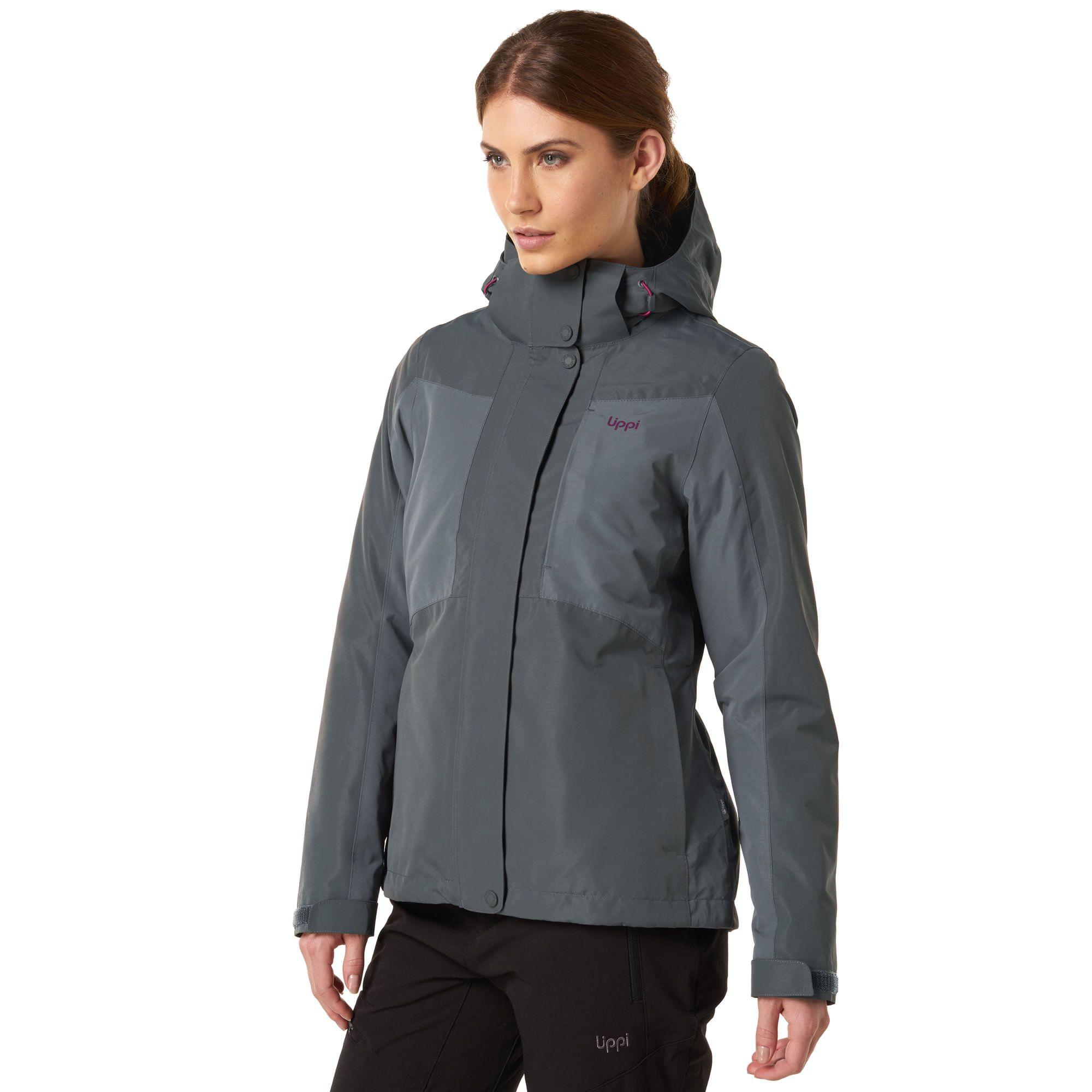 Chaqueta Mujer Tres Cruces Fusion-3 Hoody Jacket Malva / Taupe Lippi-2