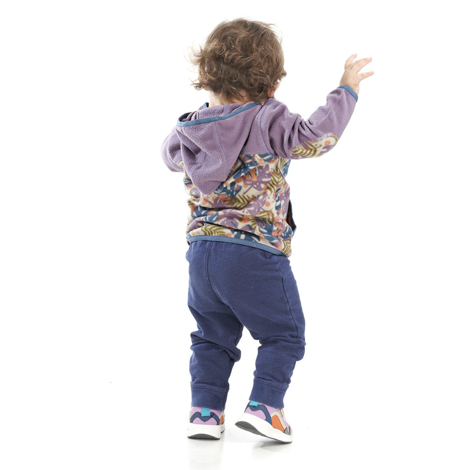 Poleron Baby Girl Poofy Sweatshirt Print Lila Lippi-2