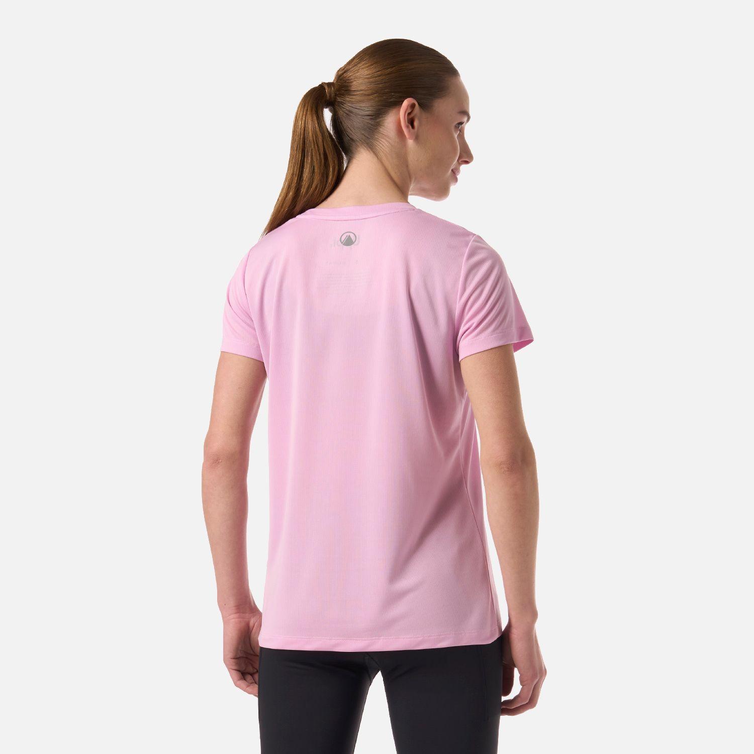 Polera Mujer Core Q-Dry T-Shirt Rosa Lippi V26-2