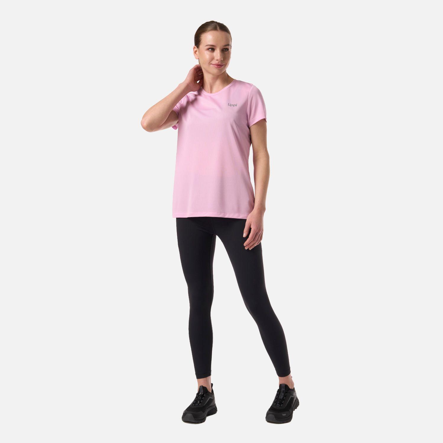 Polera Mujer Core Q-Dry T-Shirt Rosa Lippi V26-5