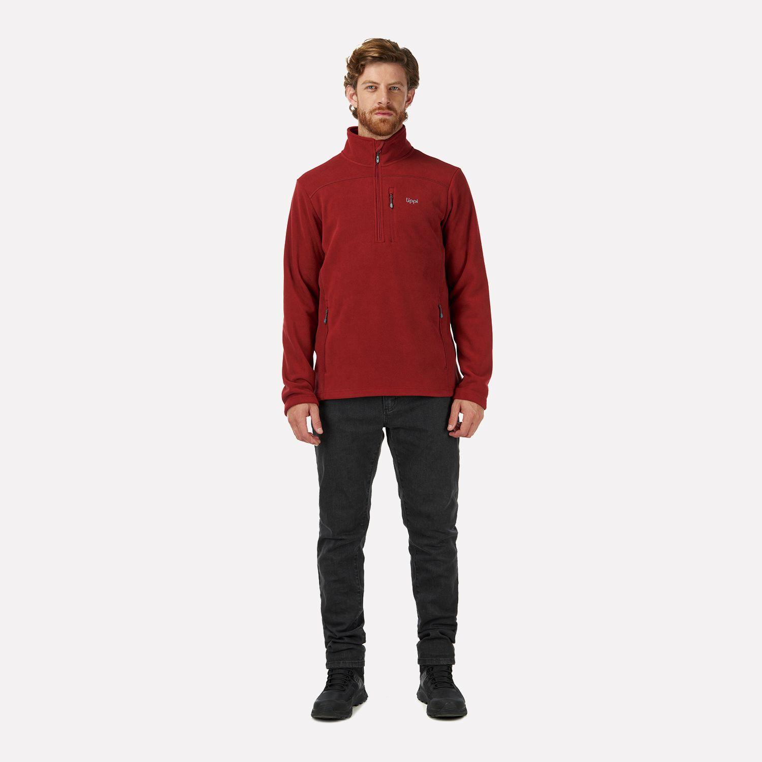 Chaqueta Hombre Paicavi Therm-Pro 14 Zip Jacket Vino Lippi-5