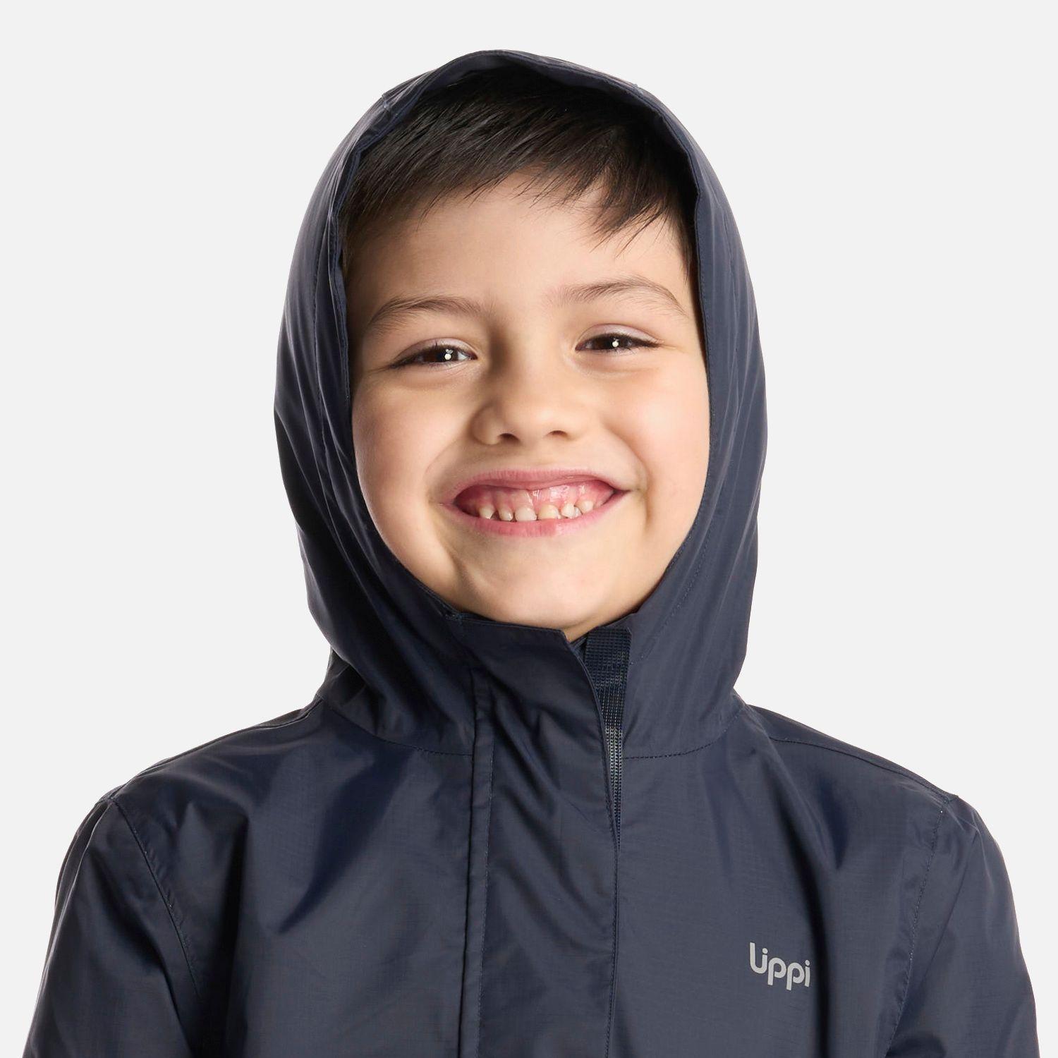 Chaqueta Niño Cold Place B-Dry Hoody Azul Marino Lippi-4