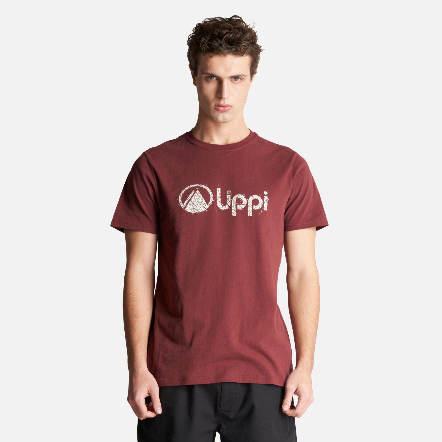 Polera Hombre Logo Lippi UV-Stop T-Shirt Vino Lippi-1