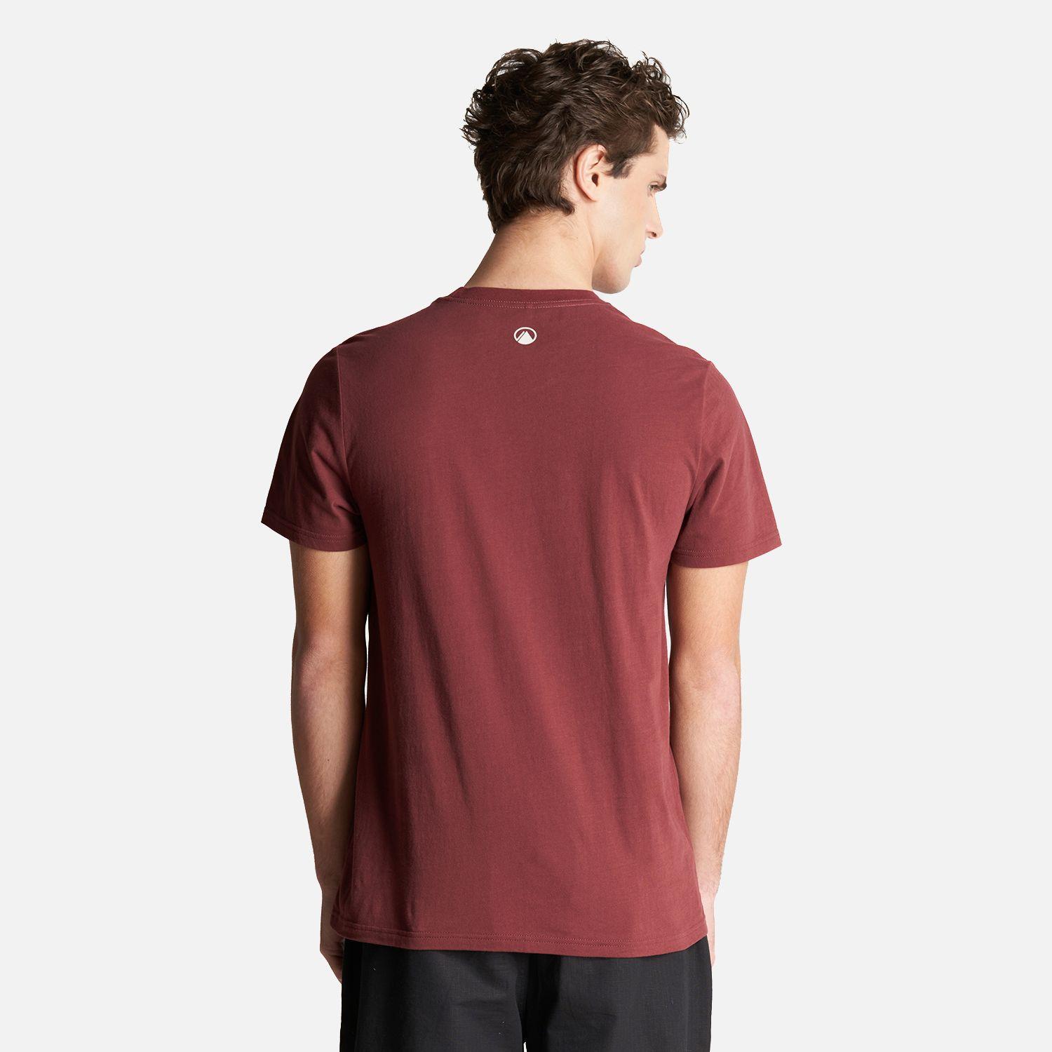 Polera Hombre Logo Lippi UV-Stop T-Shirt Vino Lippi-2