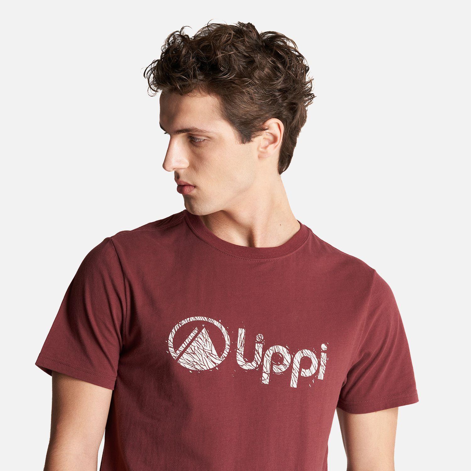 Polera Hombre Logo Lippi UV-Stop T-Shirt Vino Lippi-3