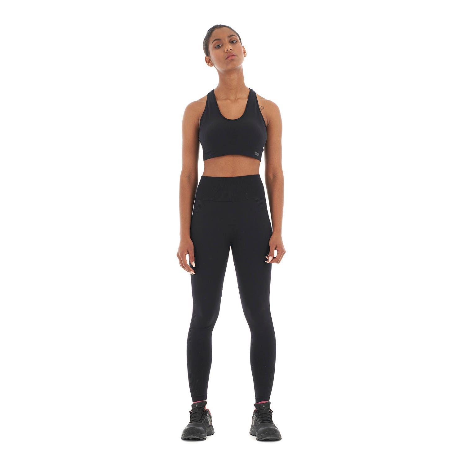 Peto Mujer In-Motion Stripes Bra Grafito Lippi-8