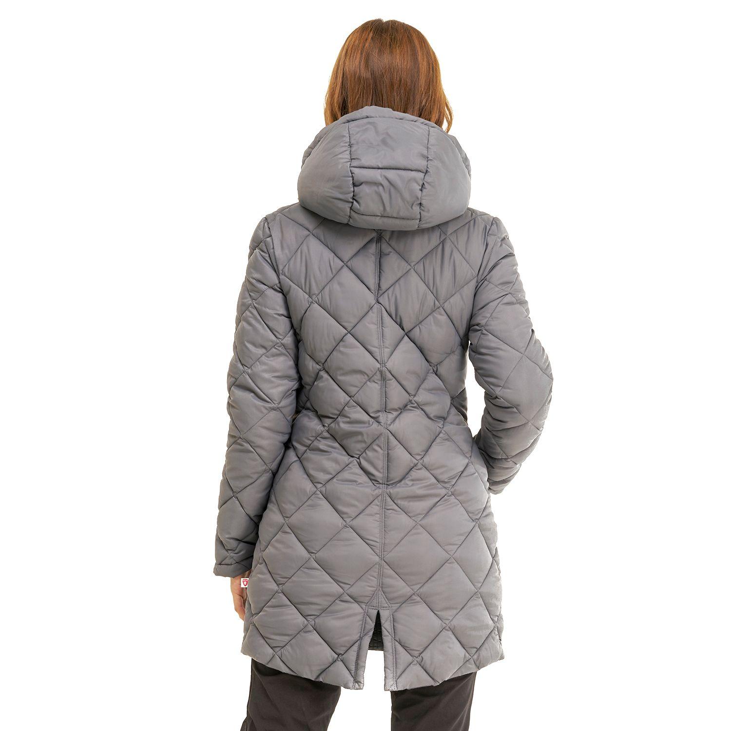 Chaqueta Mujer Long Line Steam-Pro Hoody Jacket Gris Medio Lippi-3
