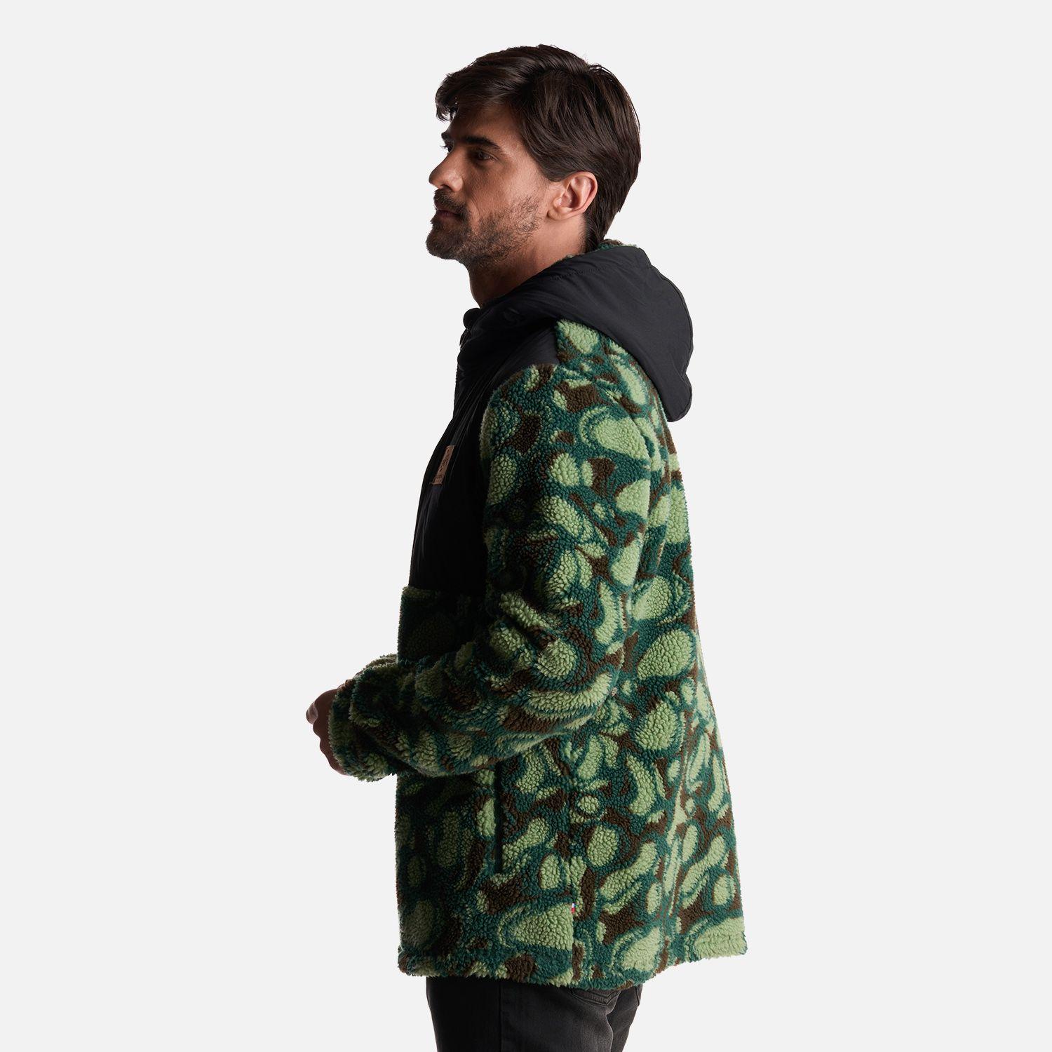 Poleron Hombre Porteador Print Verde Haka Honu-2