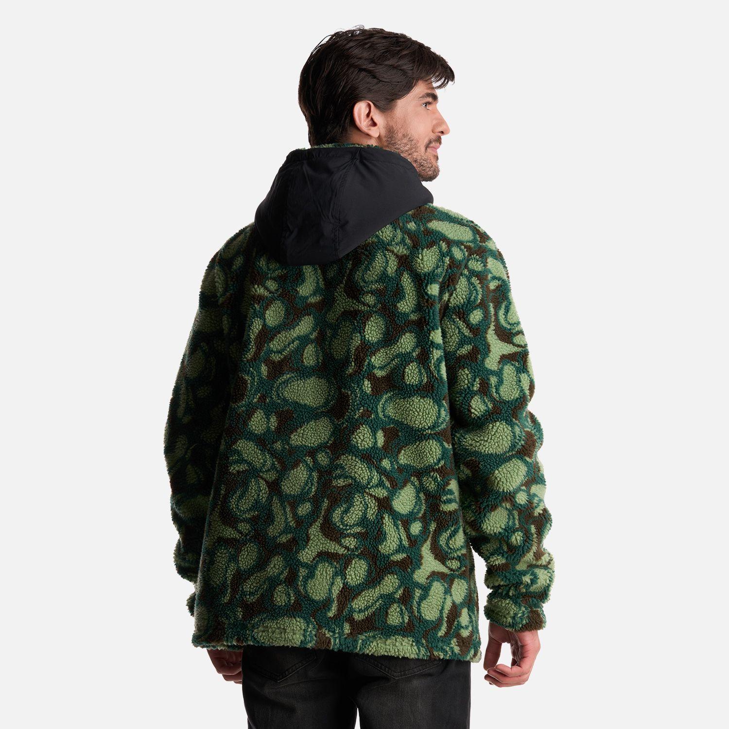 Poleron Hombre Porteador Print Verde Haka Honu-3