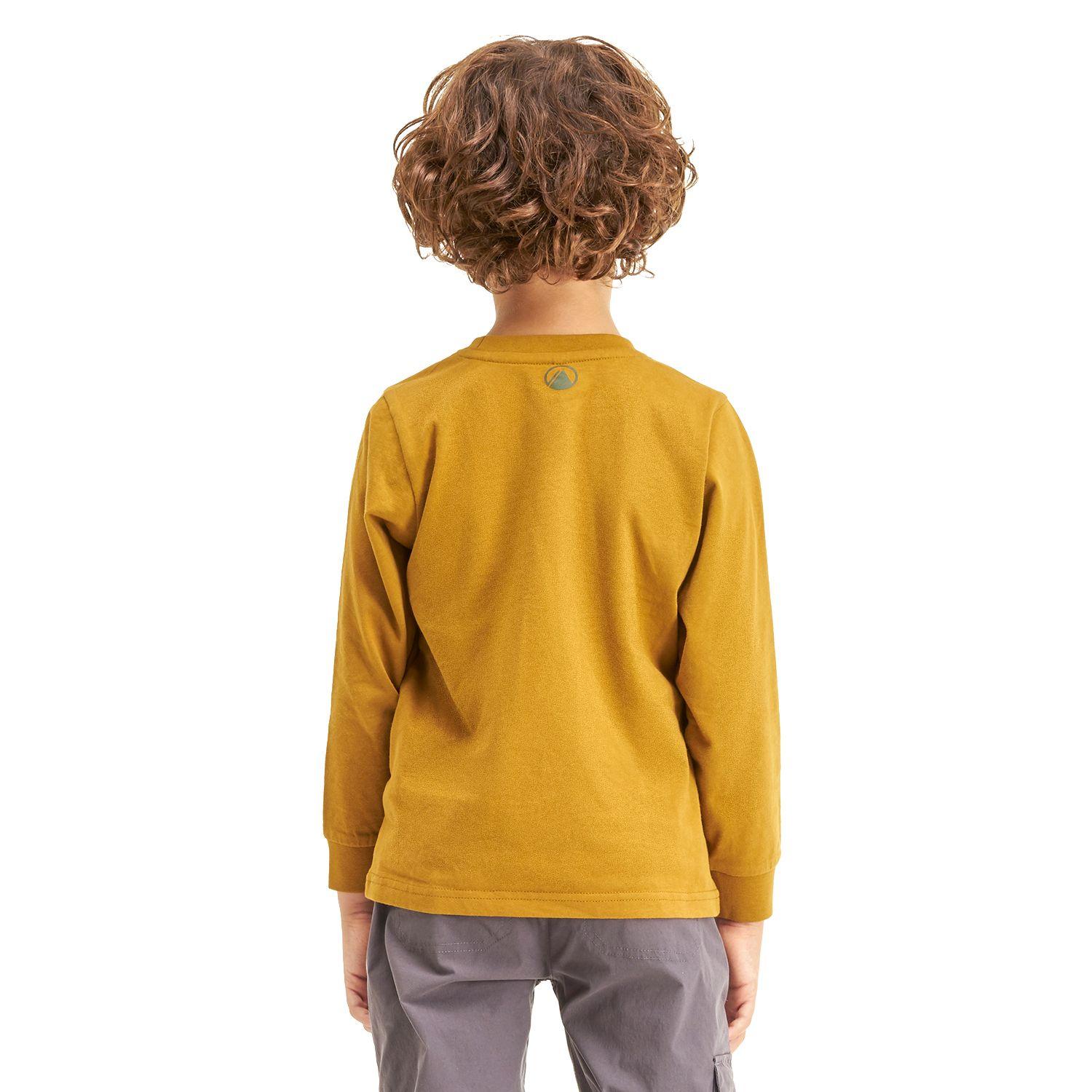 Polera Niño Camp Long Sleeve T-Shirt Mostaza Lippi-3