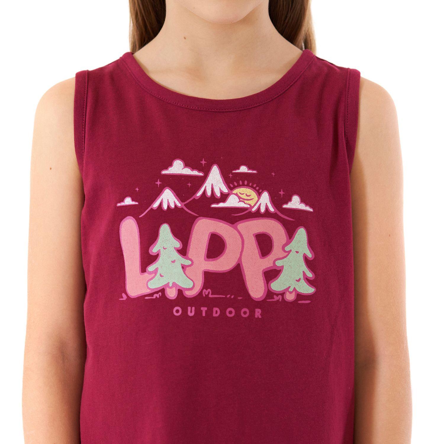 Polera Niña Scout UV-Stop T-Shirt Frambuesa Lippi-4