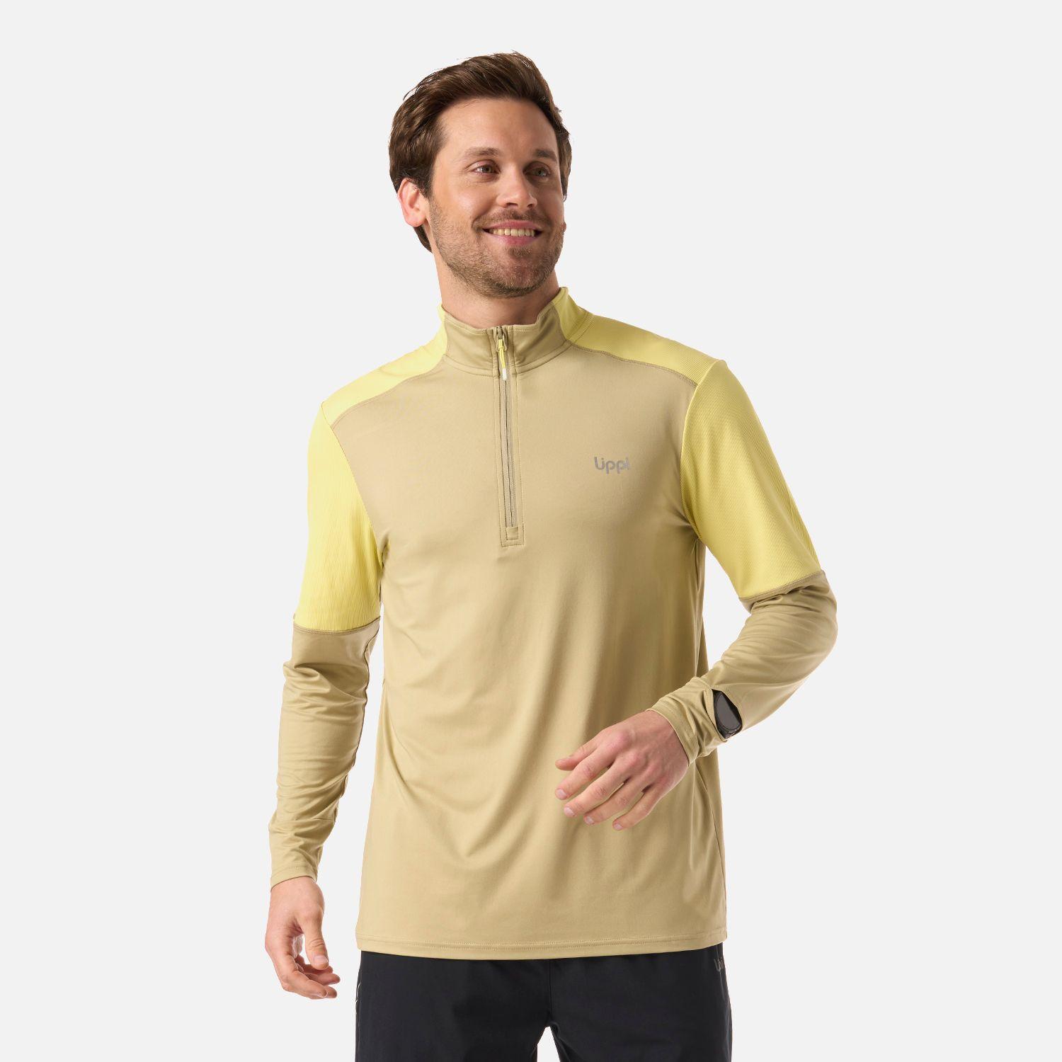 Polerón Hombre Puerto Trucco 1/4 Zip Verde Lippi V26-0