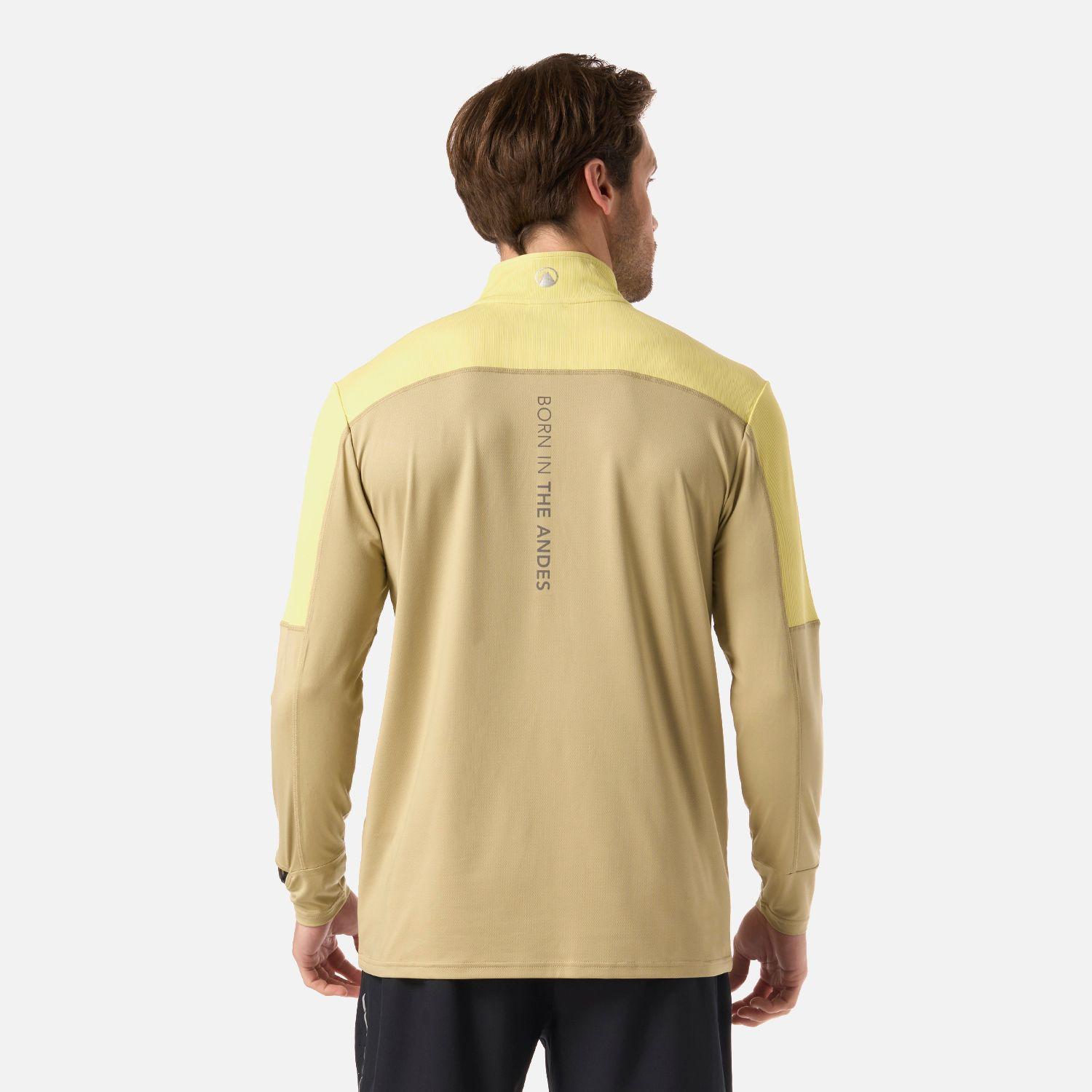 Polerón Hombre Puerto Trucco 1/4 Zip Verde Lippi V26-2