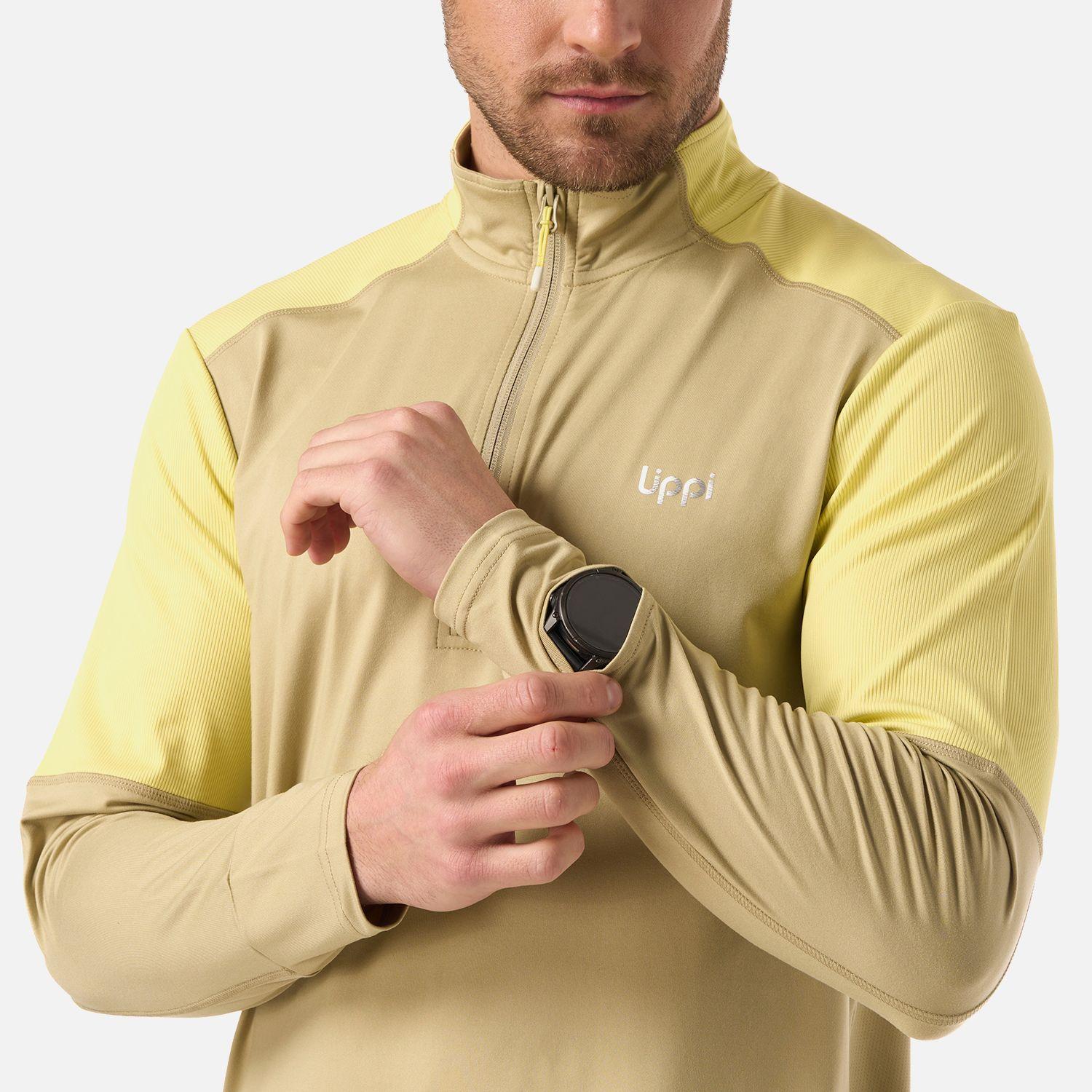 Polerón Hombre Puerto Trucco 1/4 Zip Verde Lippi V26-3