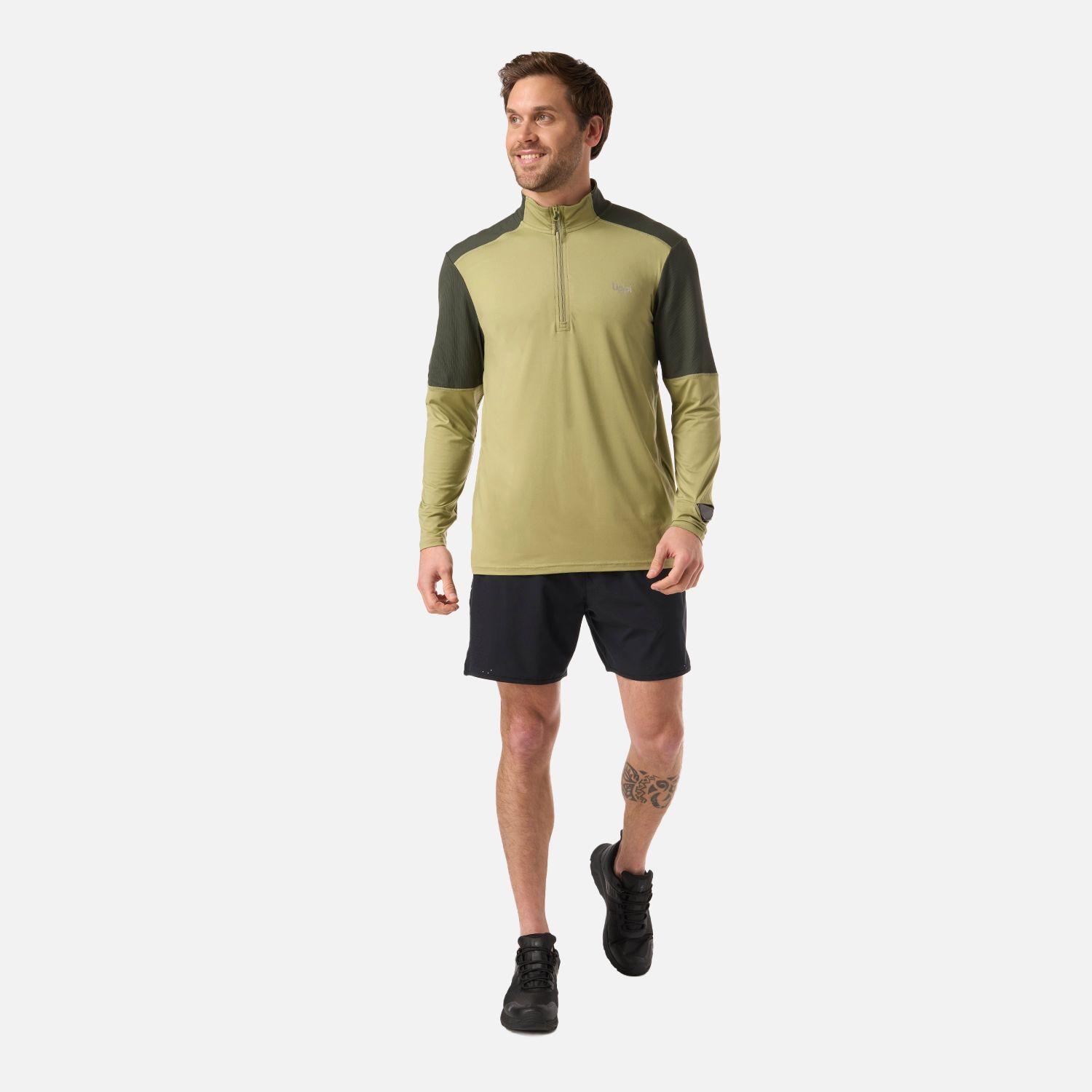 Polerón Hombre Puerto Trucco 1/4 Zip Verde Lippi V26-4