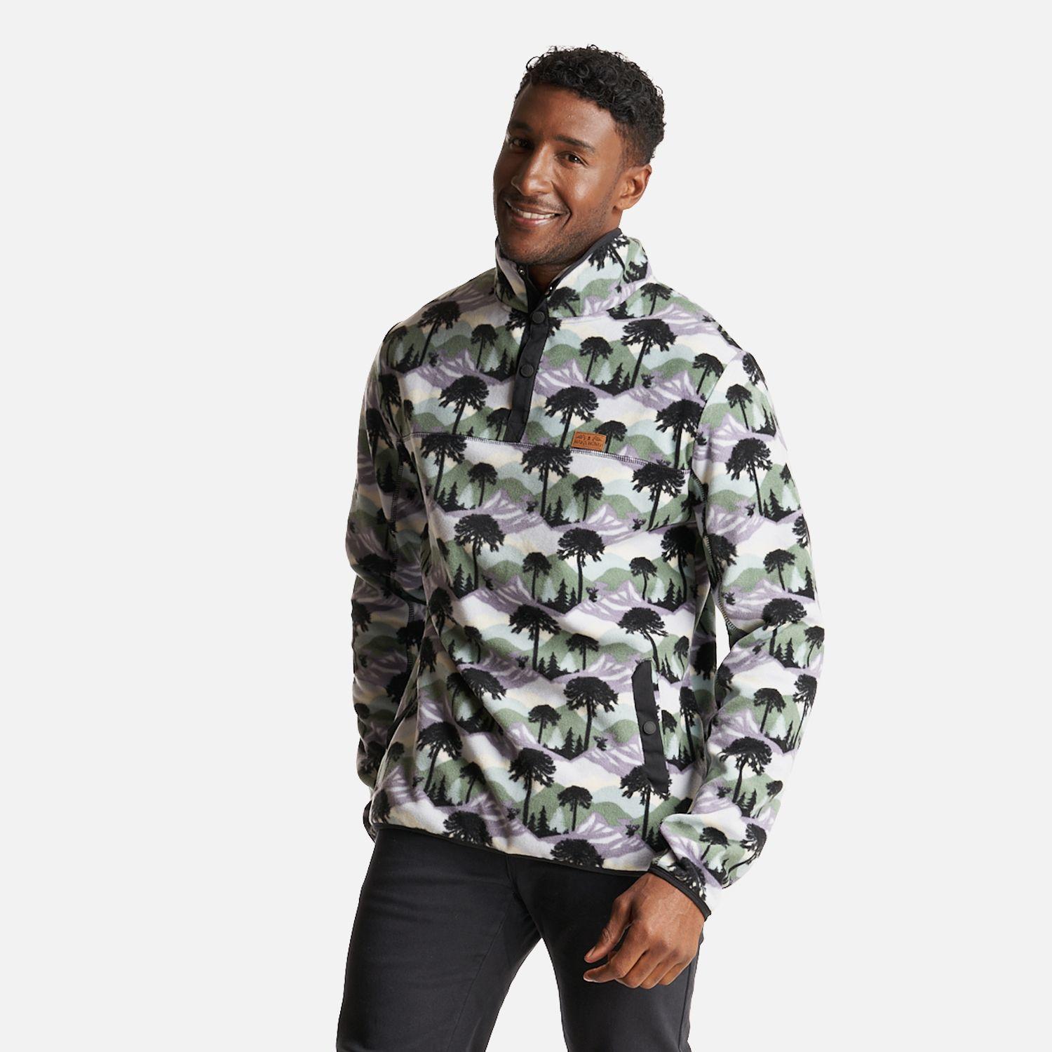 Poleron Hombre Tokerau Print Lila Haka Honu-2