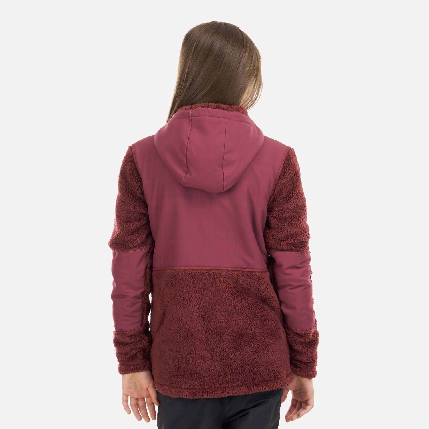 Chaqueta Teen Girl Bear Shaggy-Pro Hoody Jacket Burdeo Lippi-2